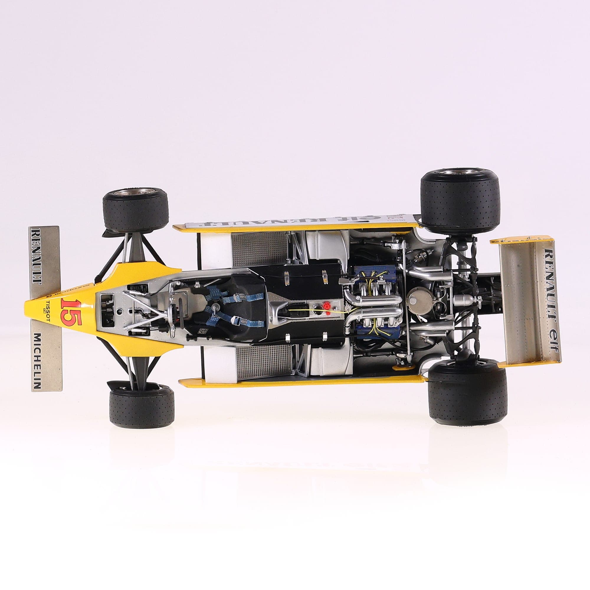 Exoto Renault RE-20 Turbo #15 1/18 Jaune avec boîte — miniature 3
