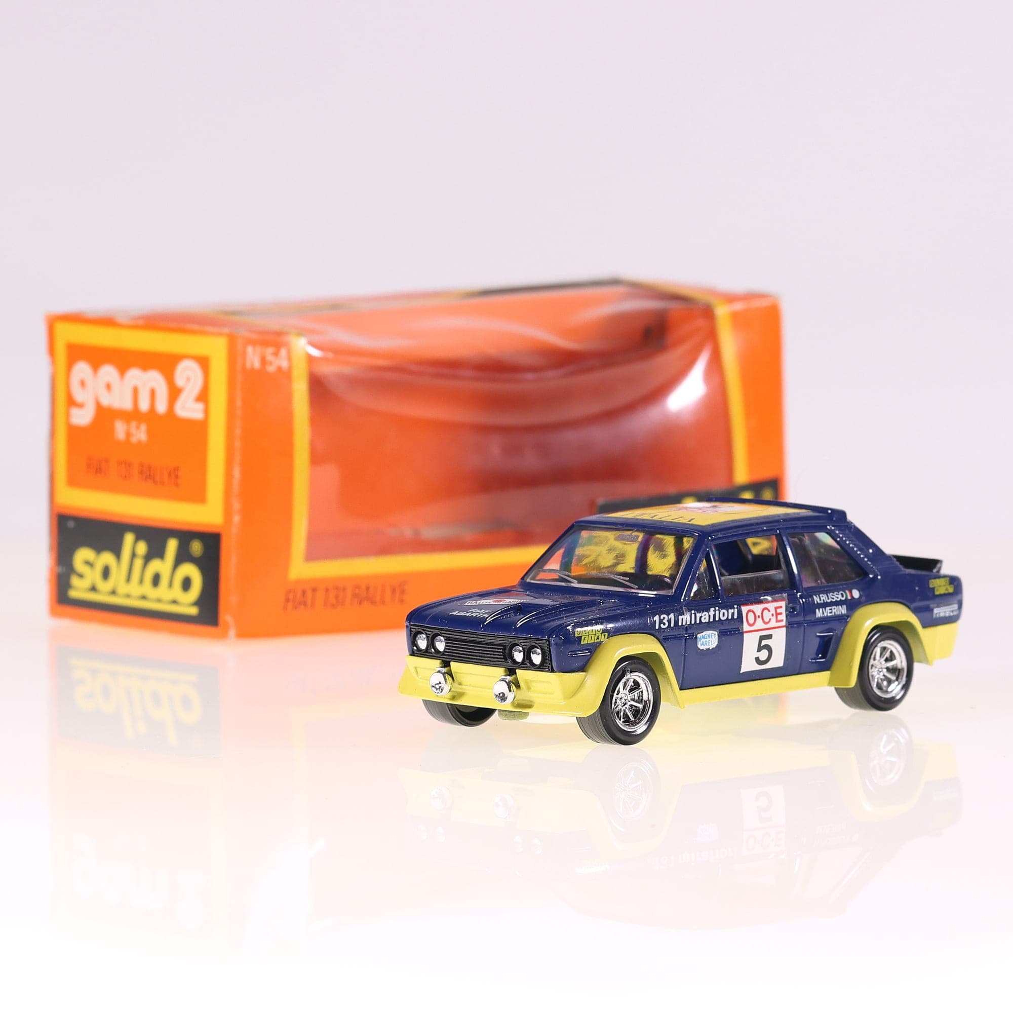 Solido n° 54 Fiat 131 Rallye #5 1/43 