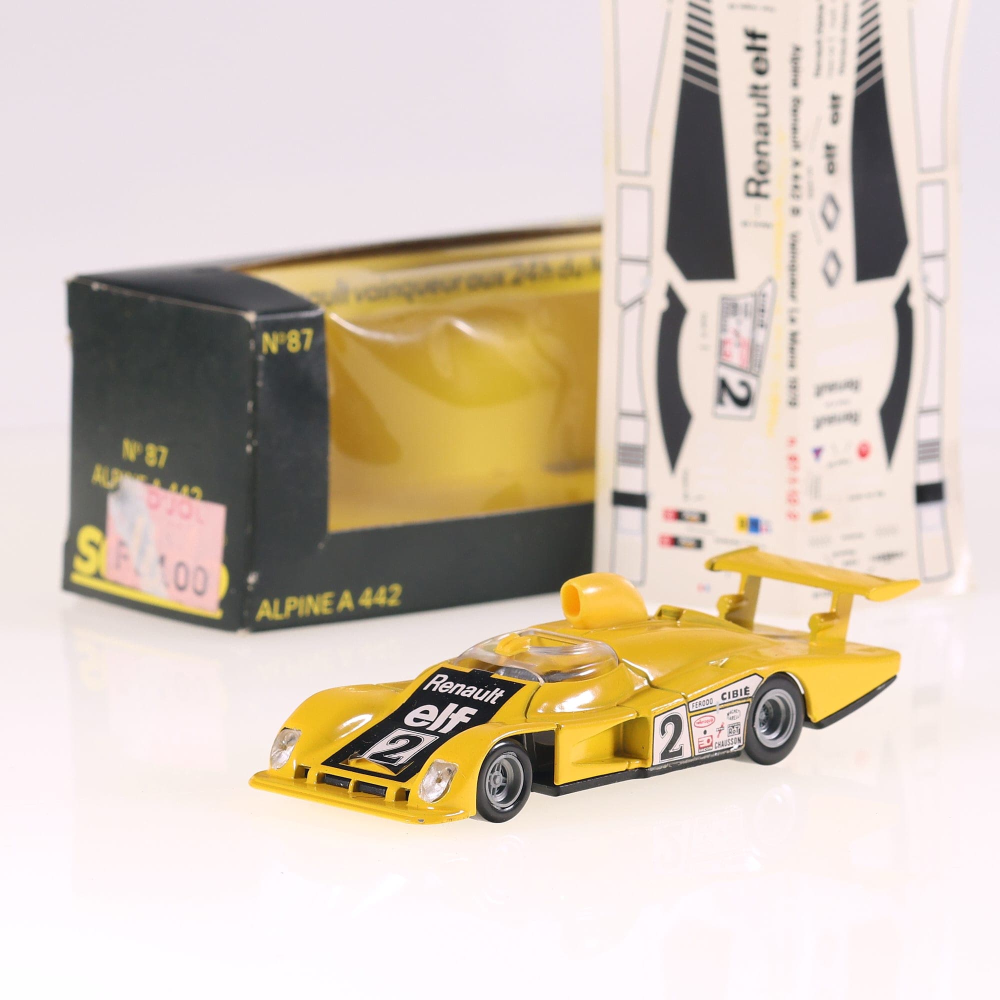 Solido 87 Alpine Renault A 442 Le Mans 1978 #2 1/43 Avec autocollants — photo 1