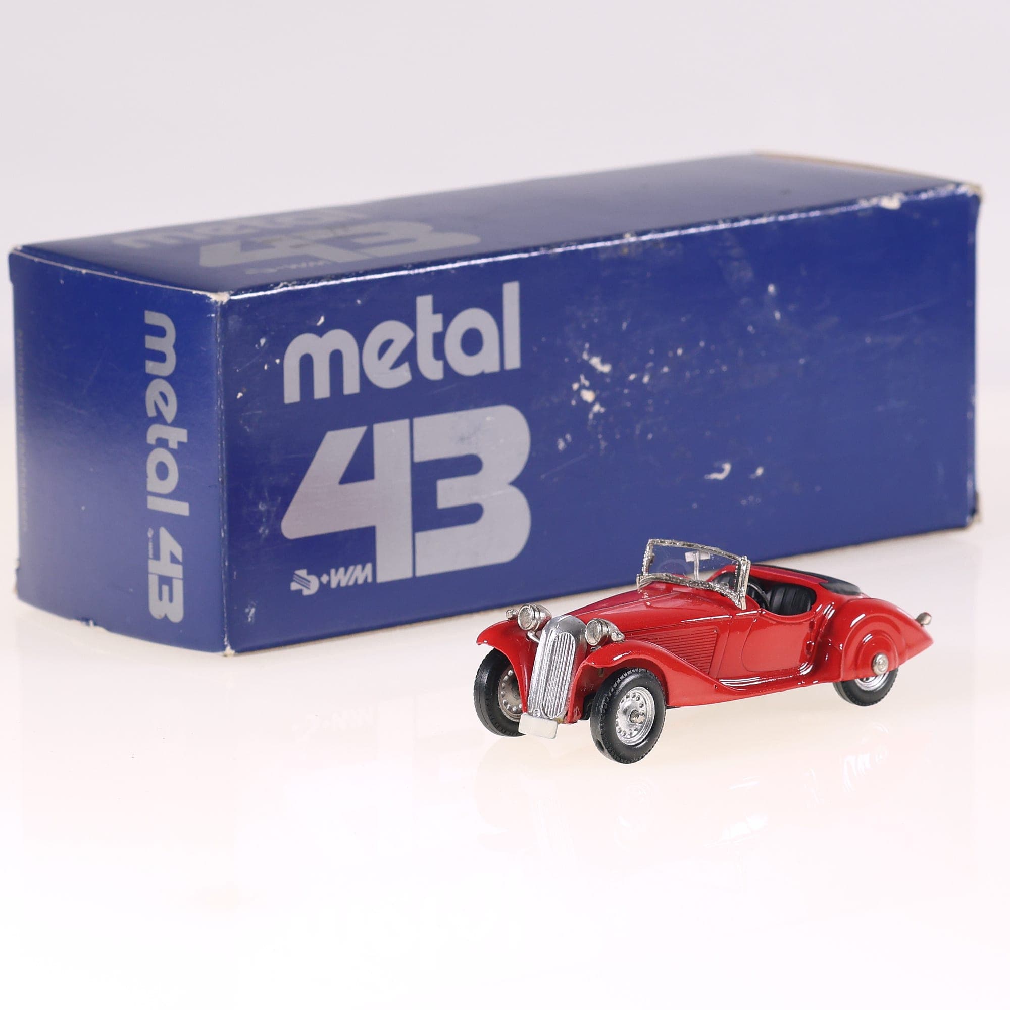 Western Models Metal 43 n°31 BMW 315/1 Roadster - Plumbies 1/43 Rouge avec boîte — photo 1