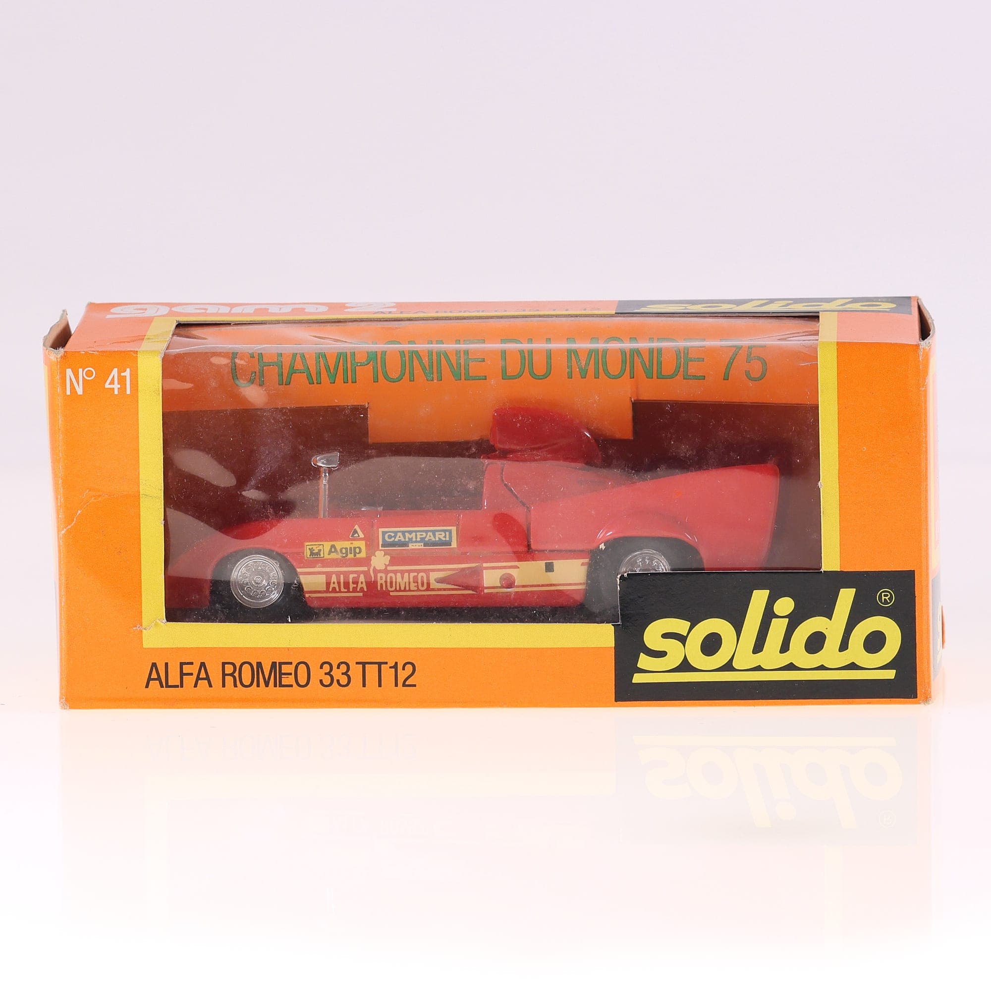 Solido n° 41 Alfa Romeo 33 TT 12 #1 1/43 Avec autocollants — miniature 3