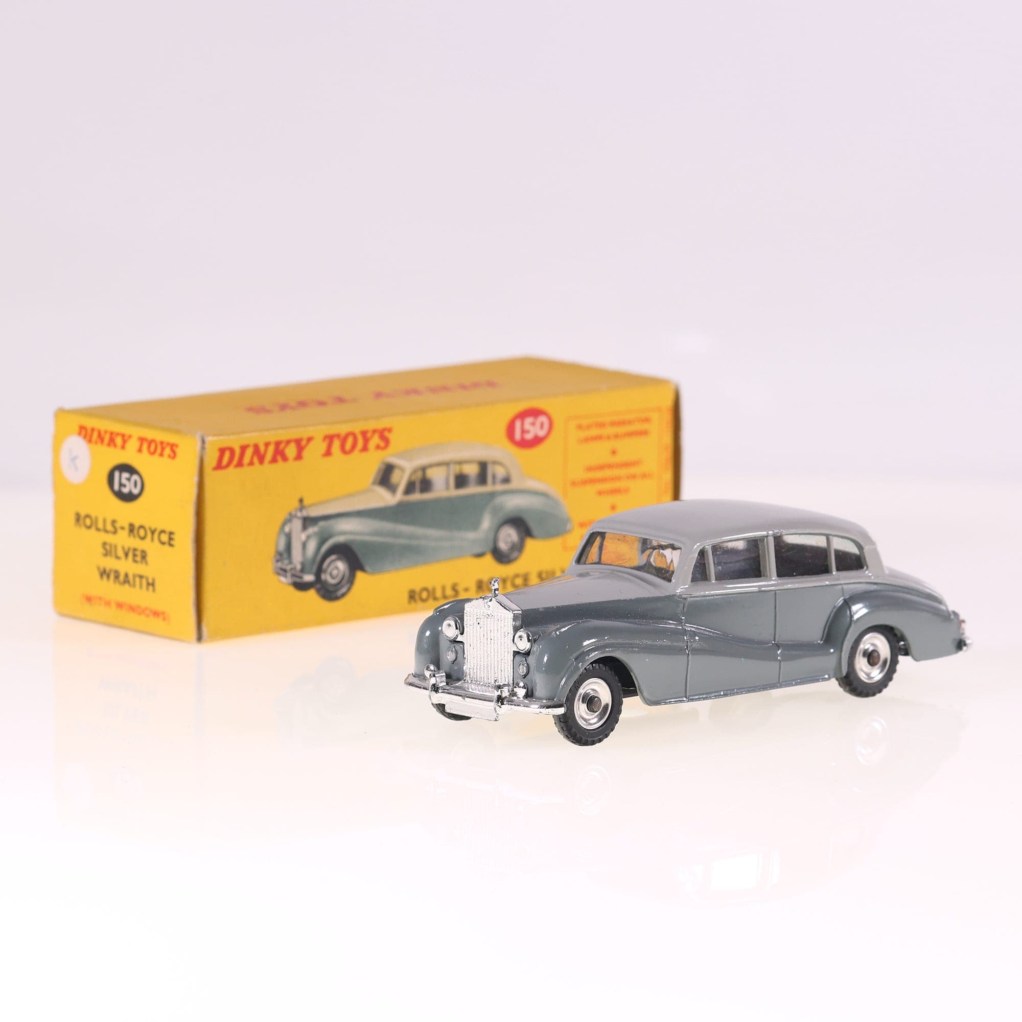 Rolls-Royce 150 Dinky Toys Silver Wraith 1/43 Gris avec boîte — photo 1