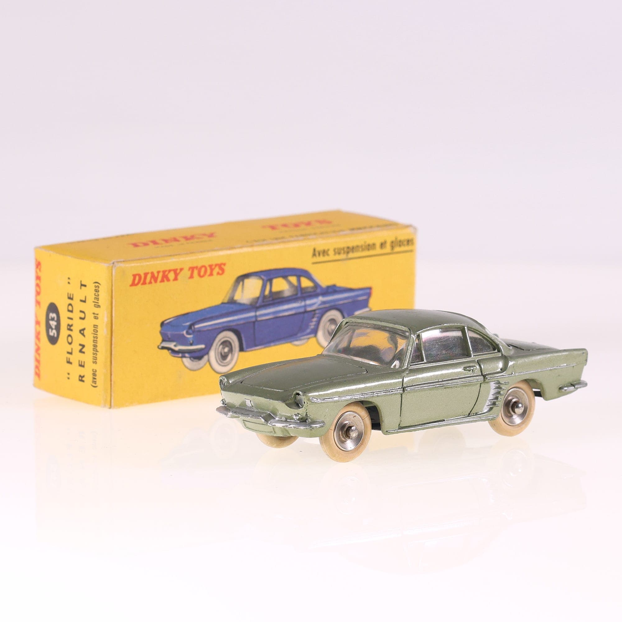 Dinky Toys 543 Renault Floride 1/43 Vert état A avec boîte en état B — photo 1