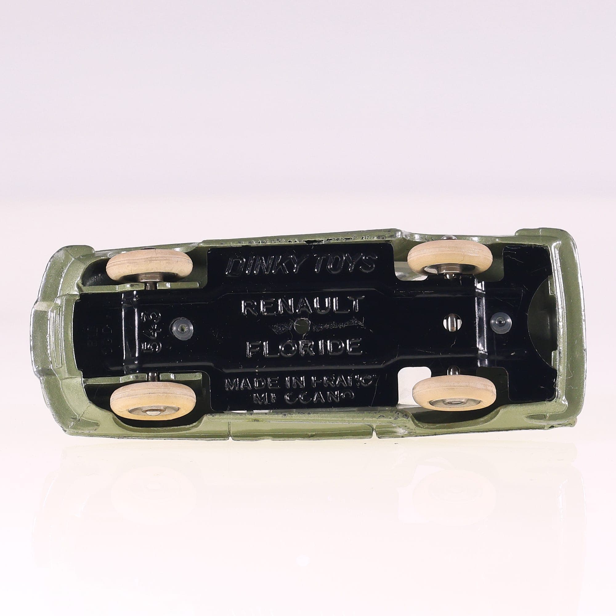Dinky Toys 543 Renault Floride 1/43 Vert état A avec boîte en état B — miniature 10