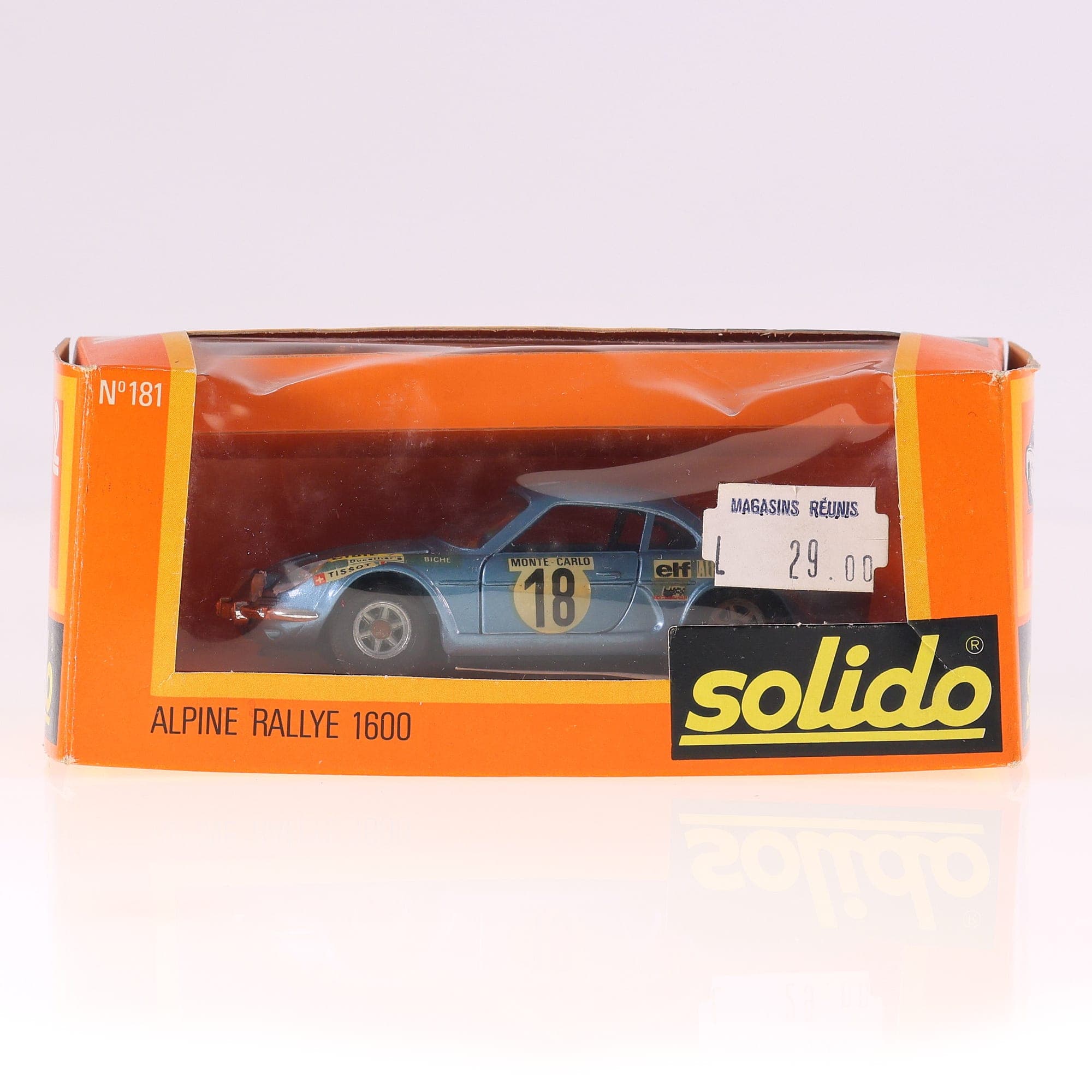 Solido n°181 Renault Alpine Rallye 1600 #18 1/43  — miniature 3