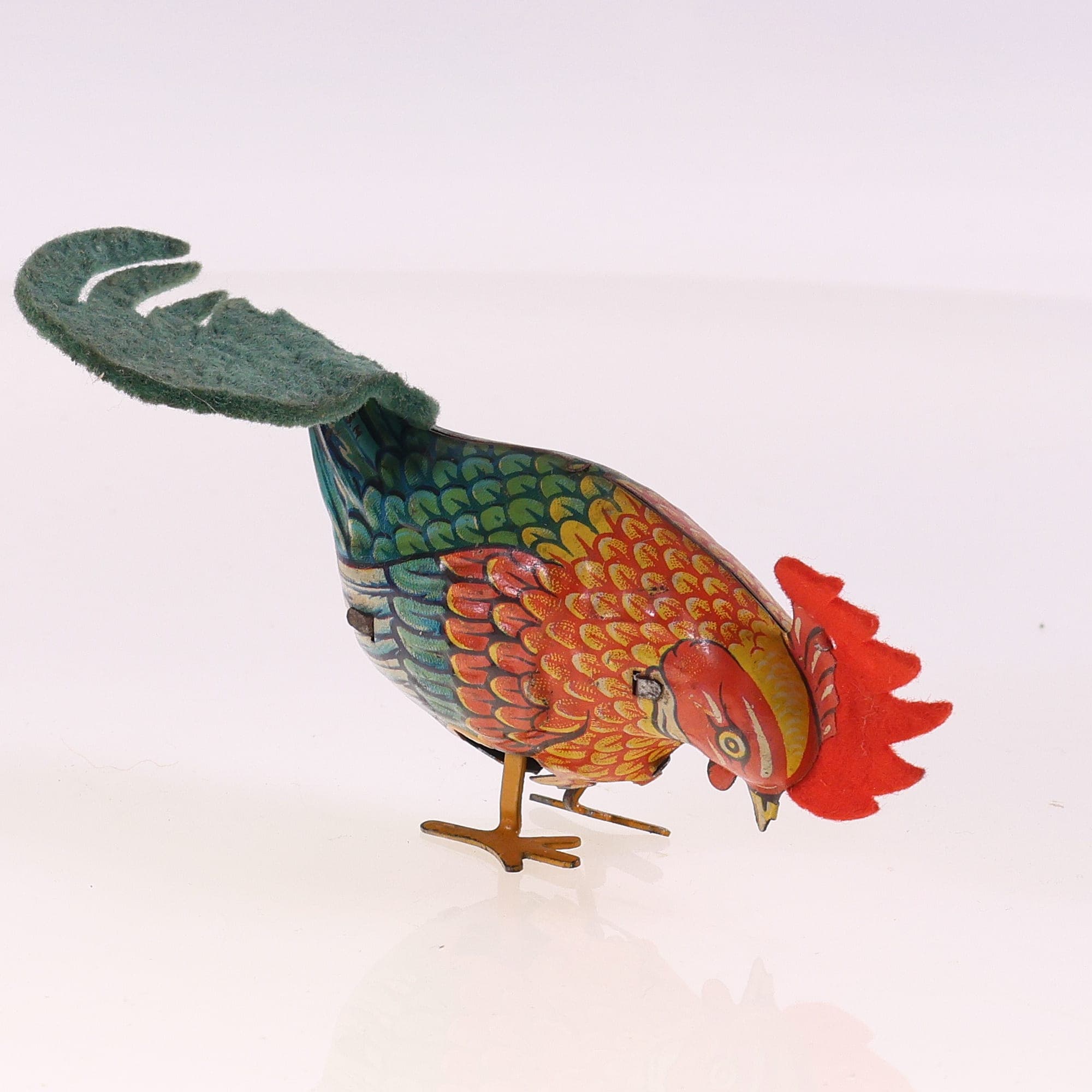 Köhler Germany US Zone coq mécanique 10 cm de hauteur ne fonctionne pas — miniature 7