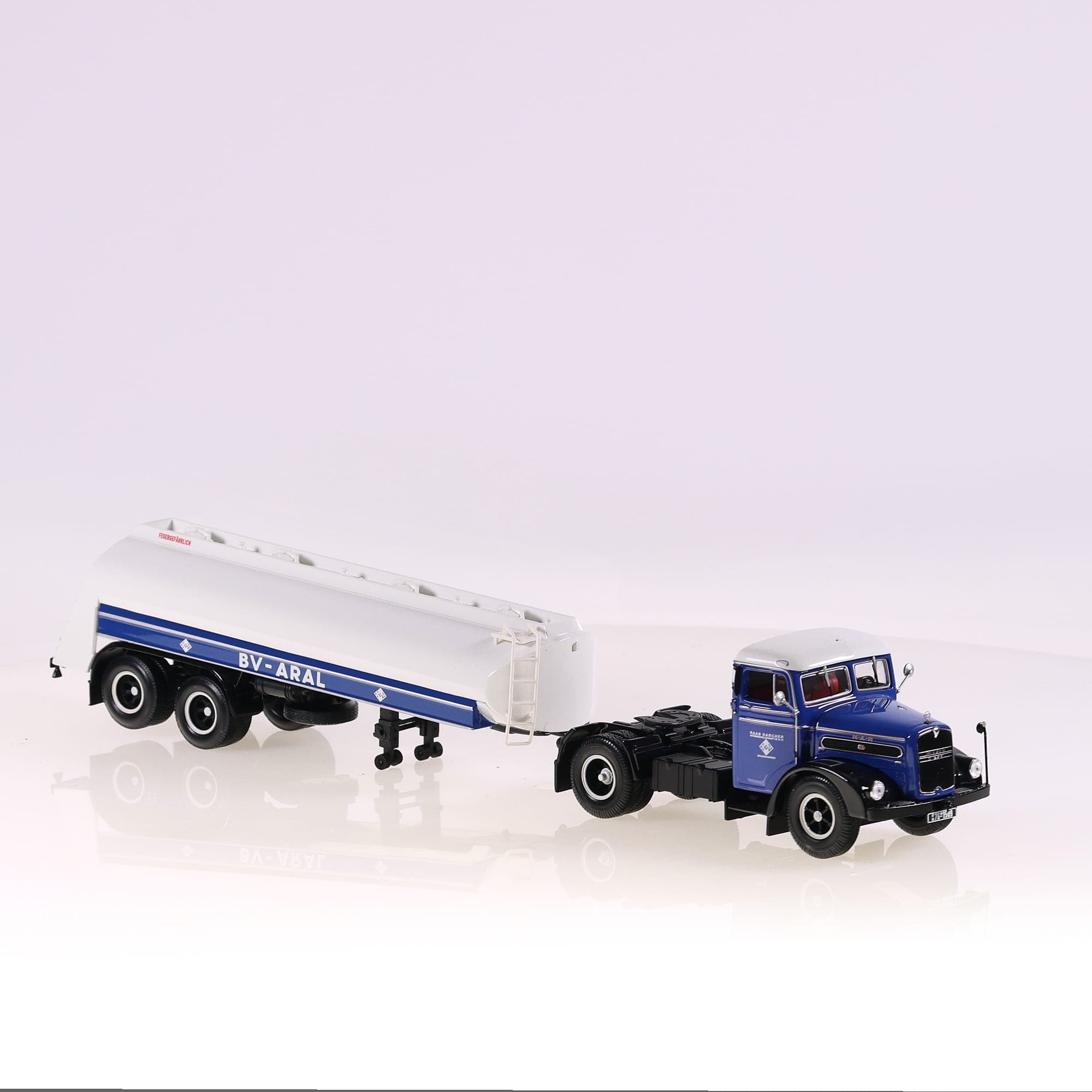 Minichamps 499 070870 MAN Diesel Tanker Sattelzug BV-Aral 1/43 Bicolore avec boî — miniature 7