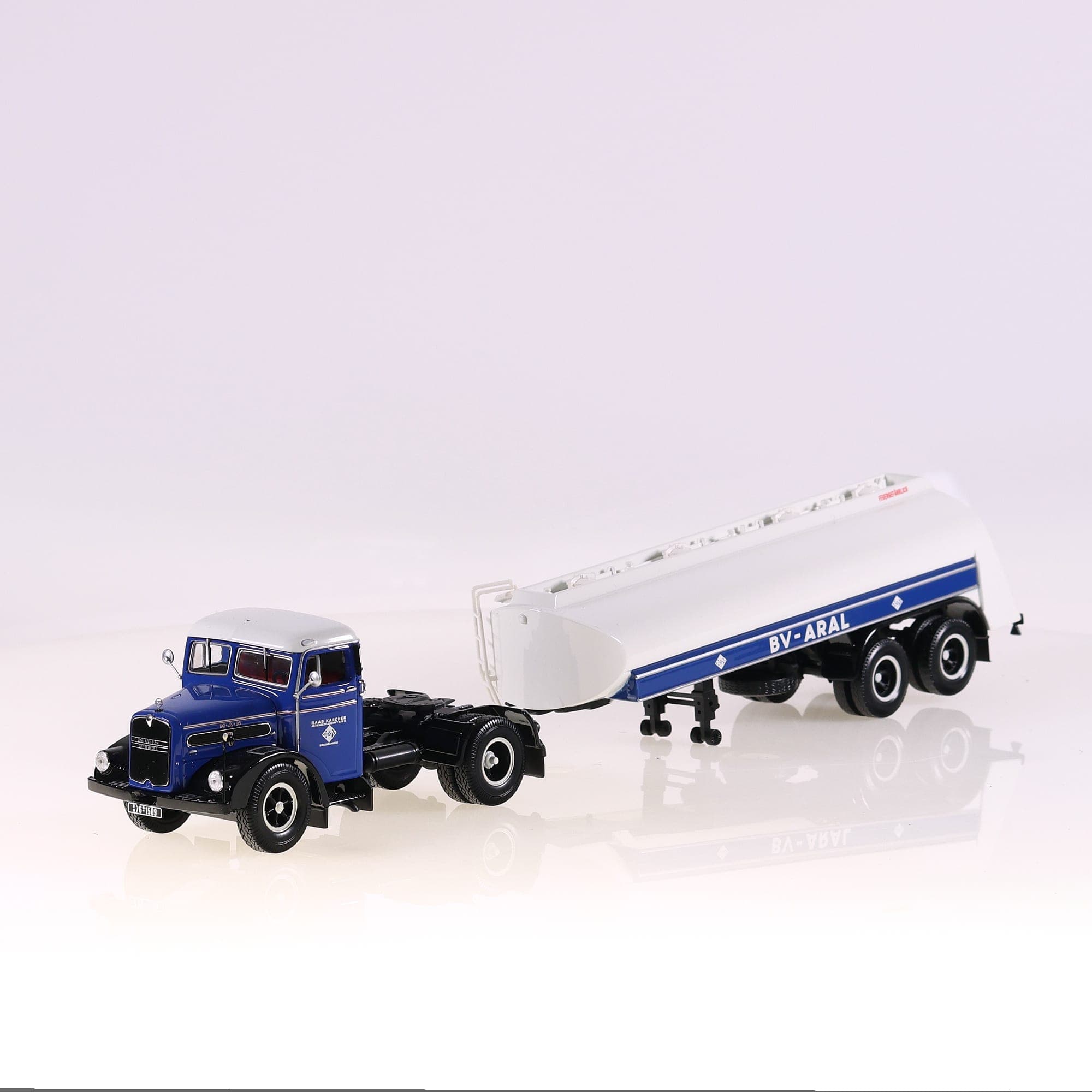 Minichamps 499 070870 MAN Diesel Tanker Sattelzug BV-Aral 1/43 Bicolore avec boî — miniature 9
