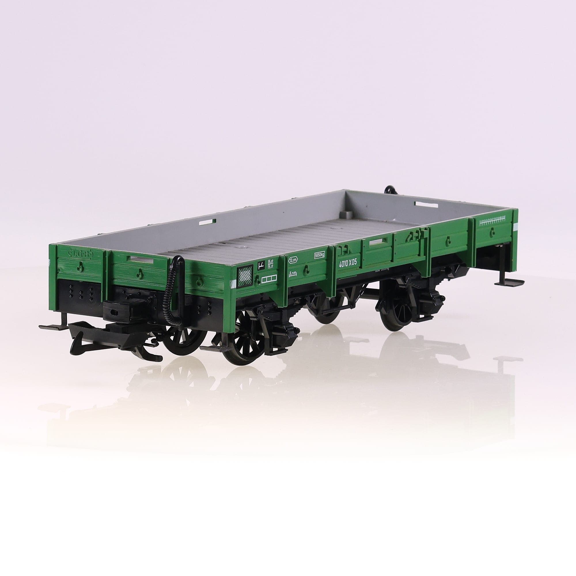LGB 4010 Wagon plat X05 échelle G état A avec boîte — miniature 9