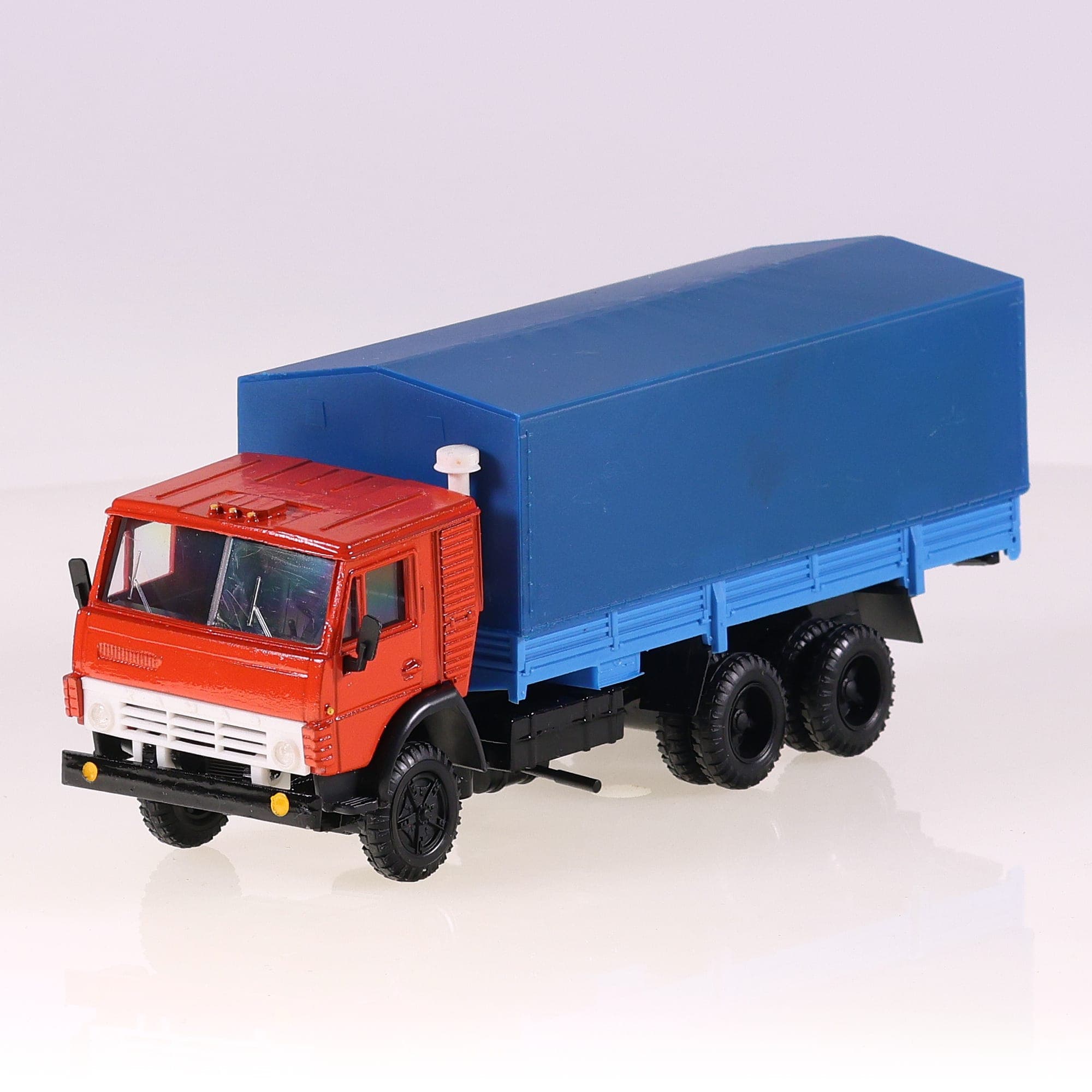 Elecon Kamaz 53212 camion bâché 2003 1/43 état A avec boîte — miniature 9