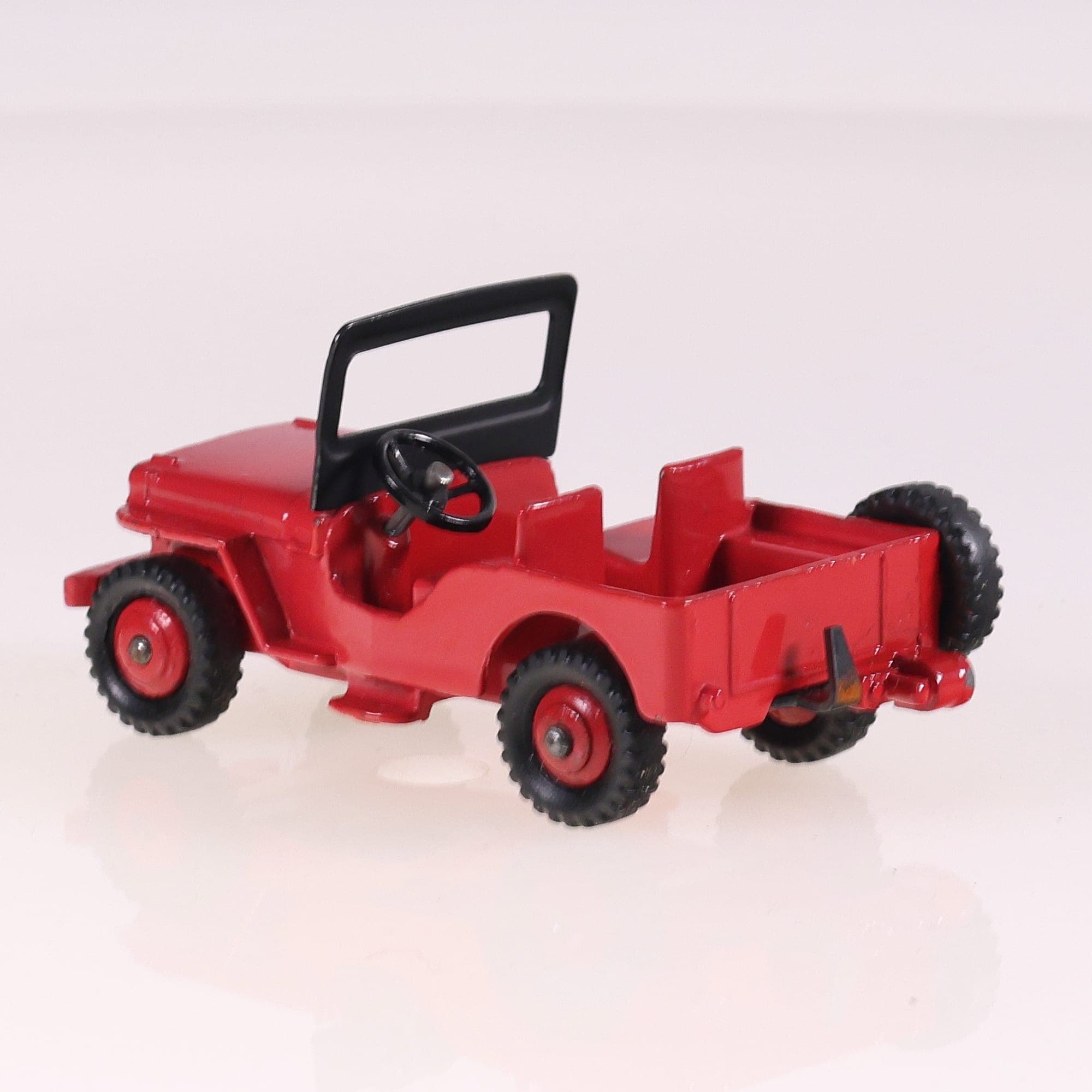 Dinky Toys 405 Jeep Universal Jeep 1/43 Rouge Grade B avec boîte — miniature 3