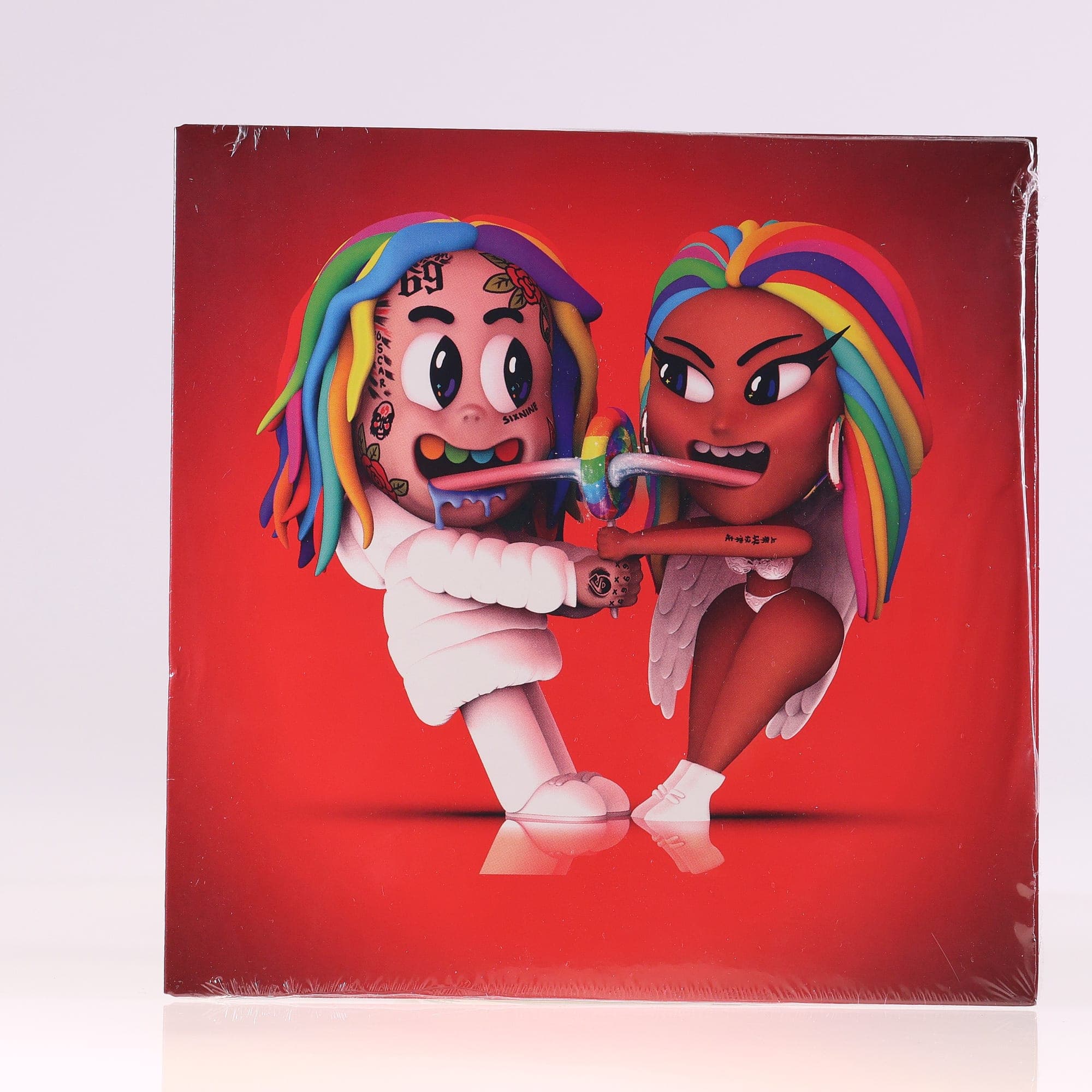 6IX9INE With Nicki Minaj Vynil Troll Z Vynil - Bleu rayé Neuf — photo 1