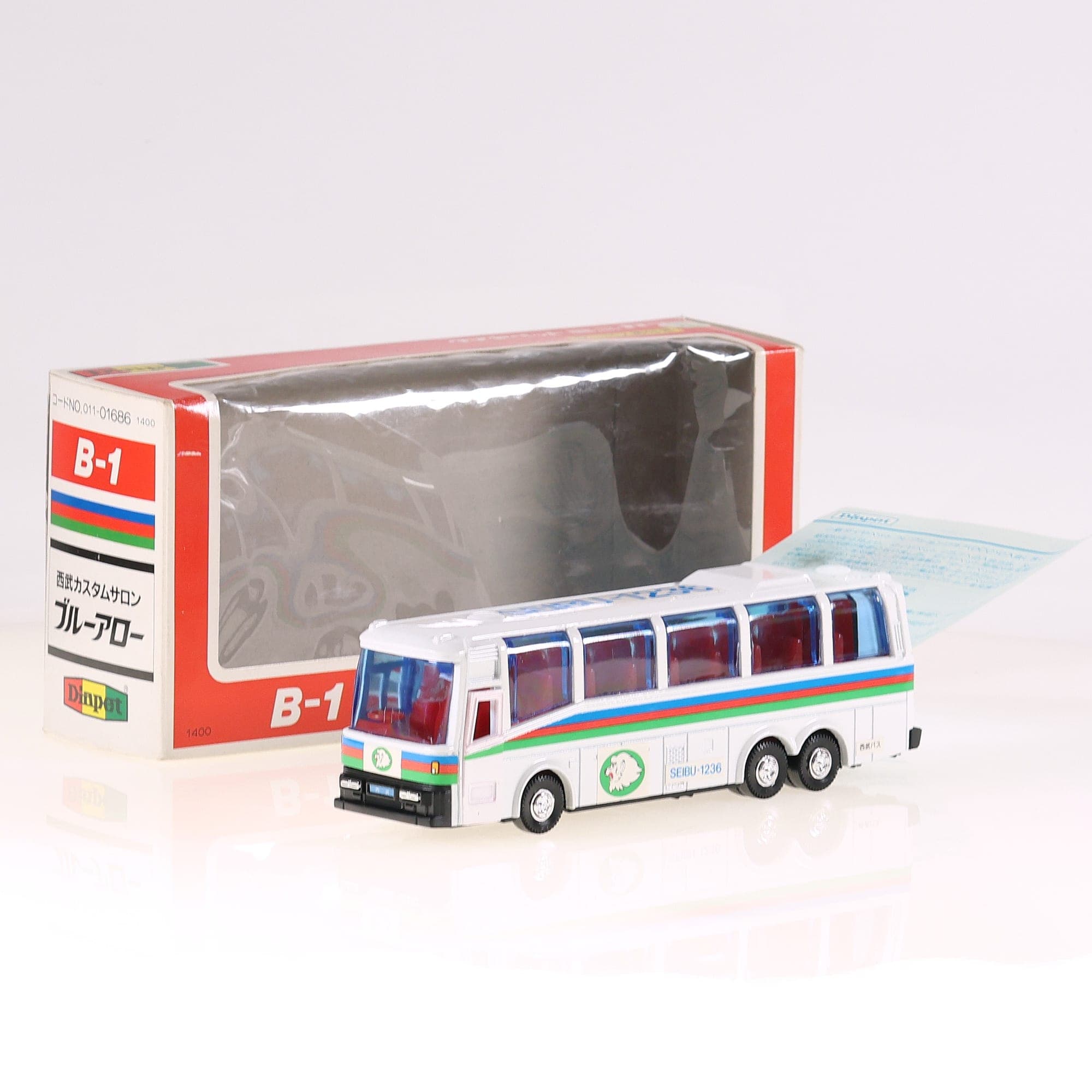 Diapet Seibu Custom Saloon Blue Arrow 1/75 Blanc avec boîte — photo 1