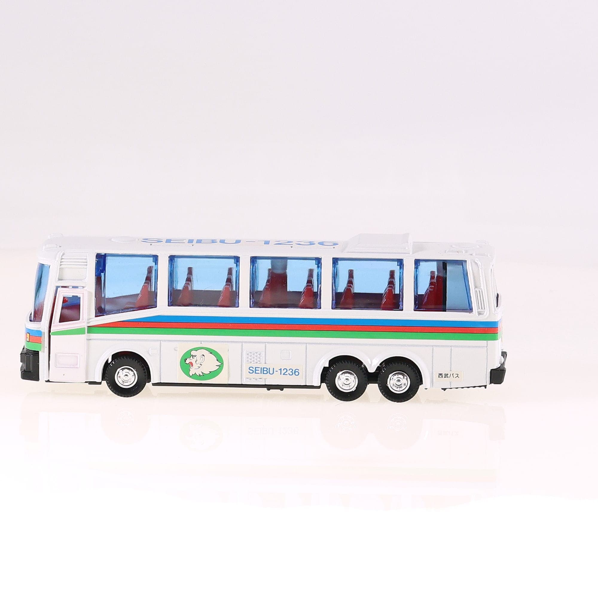 Diapet Seibu Custom Saloon Blue Arrow 1/75 Blanc avec boîte — miniature 2