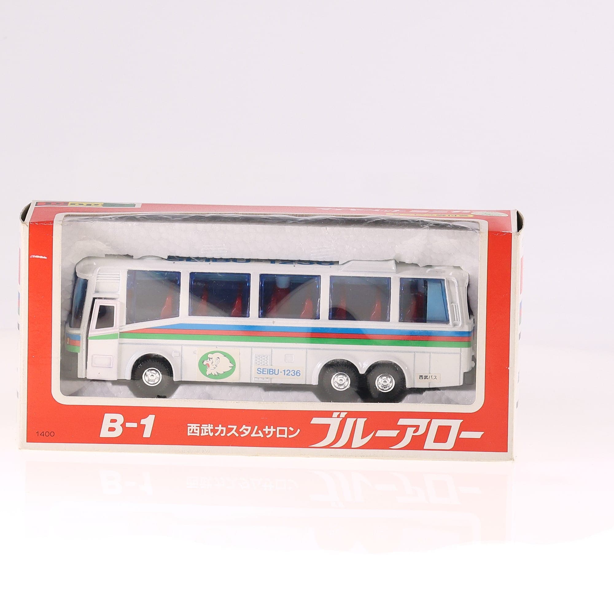 Diapet Seibu Custom Saloon Blue Arrow 1/75 Blanc avec boîte — miniature 3