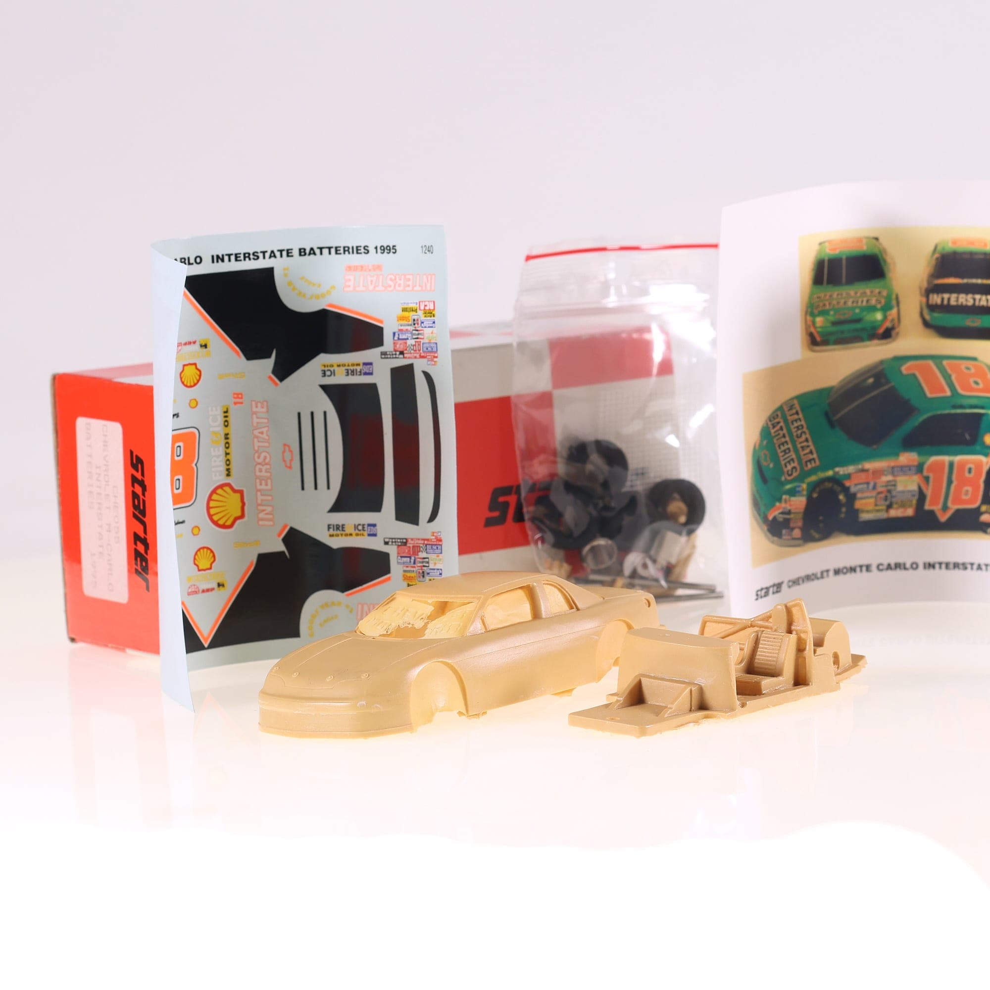 Starter CHE055 Chevrolet M-carlo interstate 1995 1/43 avec boîte