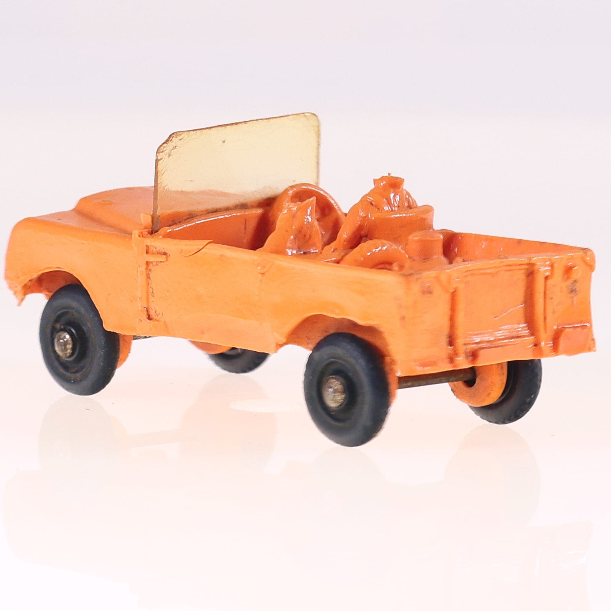 Tomte 18 Land Rover Land Rover 1/43 Orange Grade D sans boîte — miniature 3