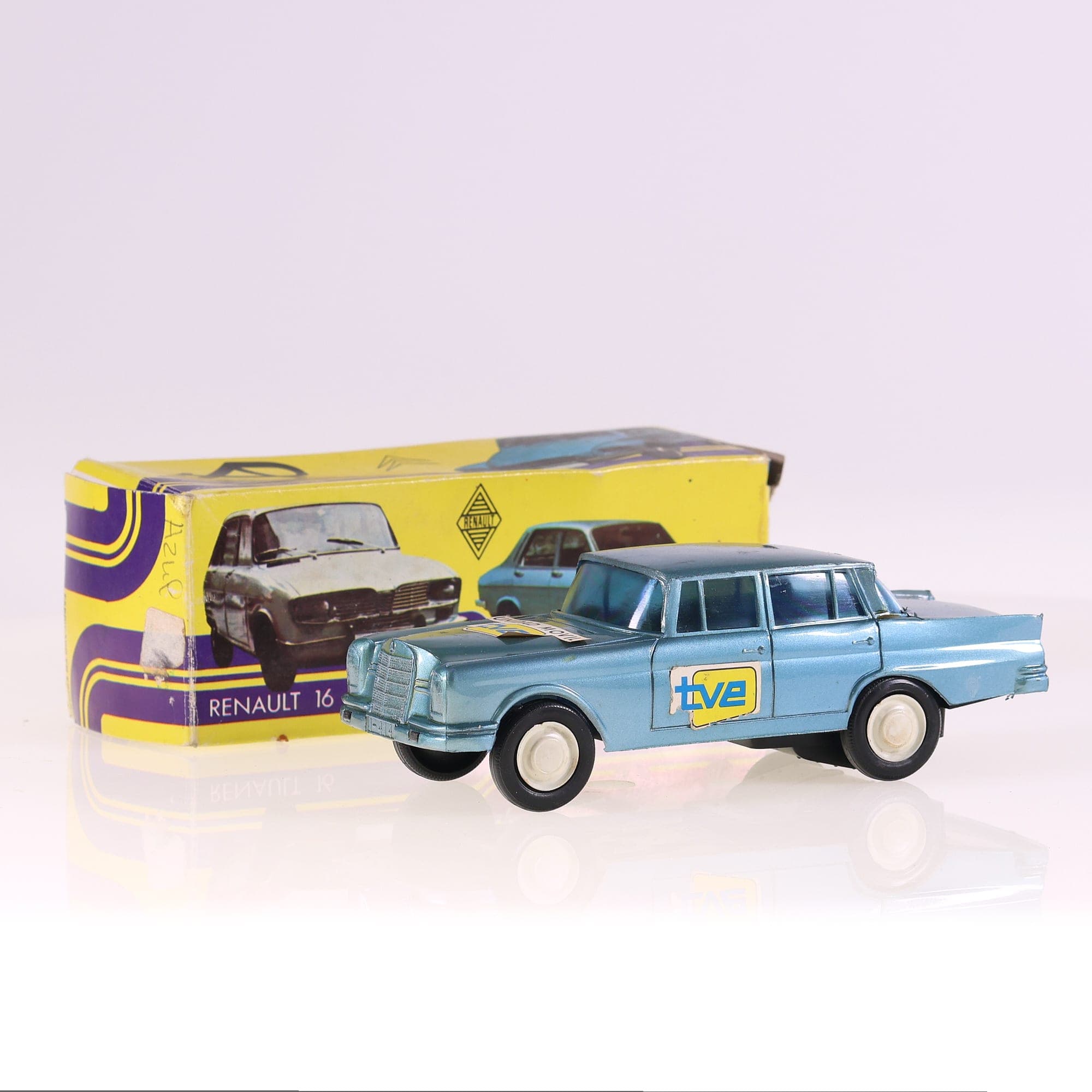 AR juguetes Mercedes-Benz 220 14.5 cm Bleu avec boîte