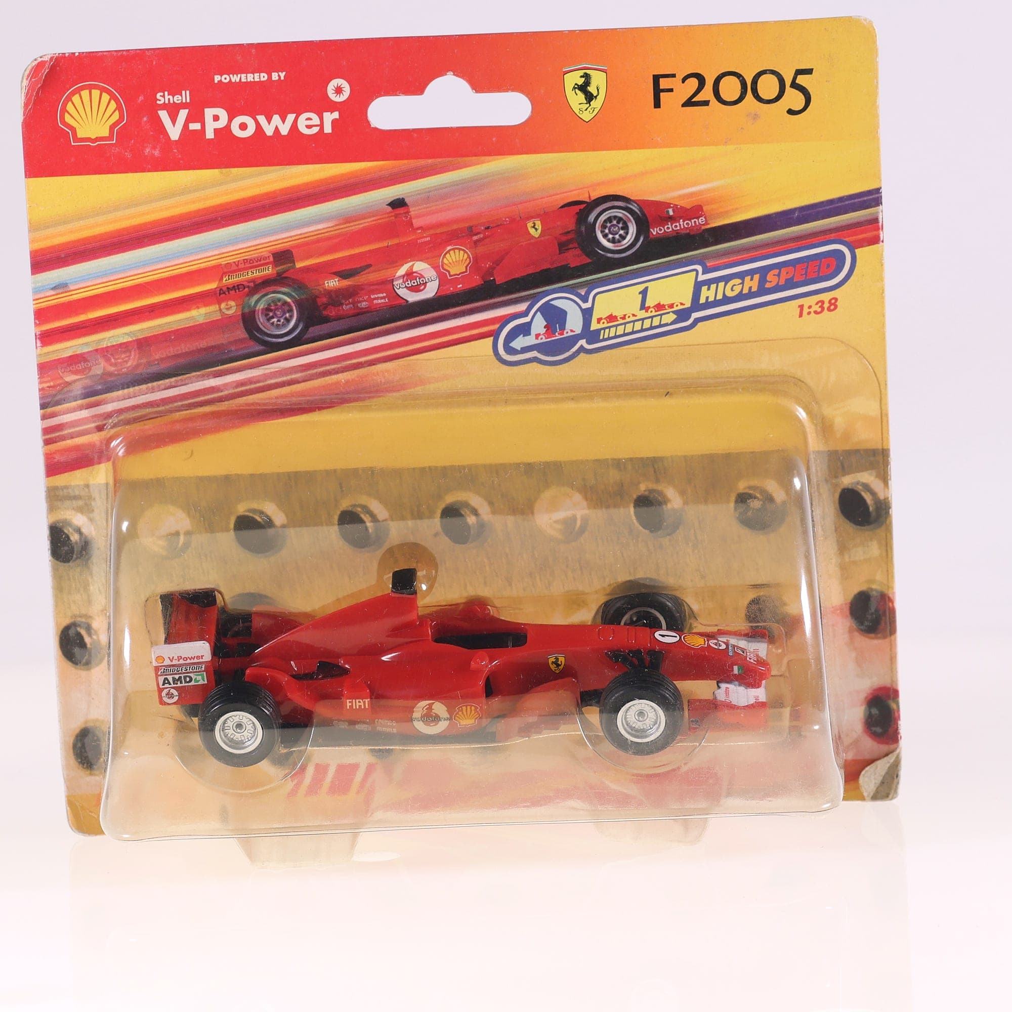 Hot Wheels Ferrari F2005 #1 1/38 Rouge neuf avec boîte