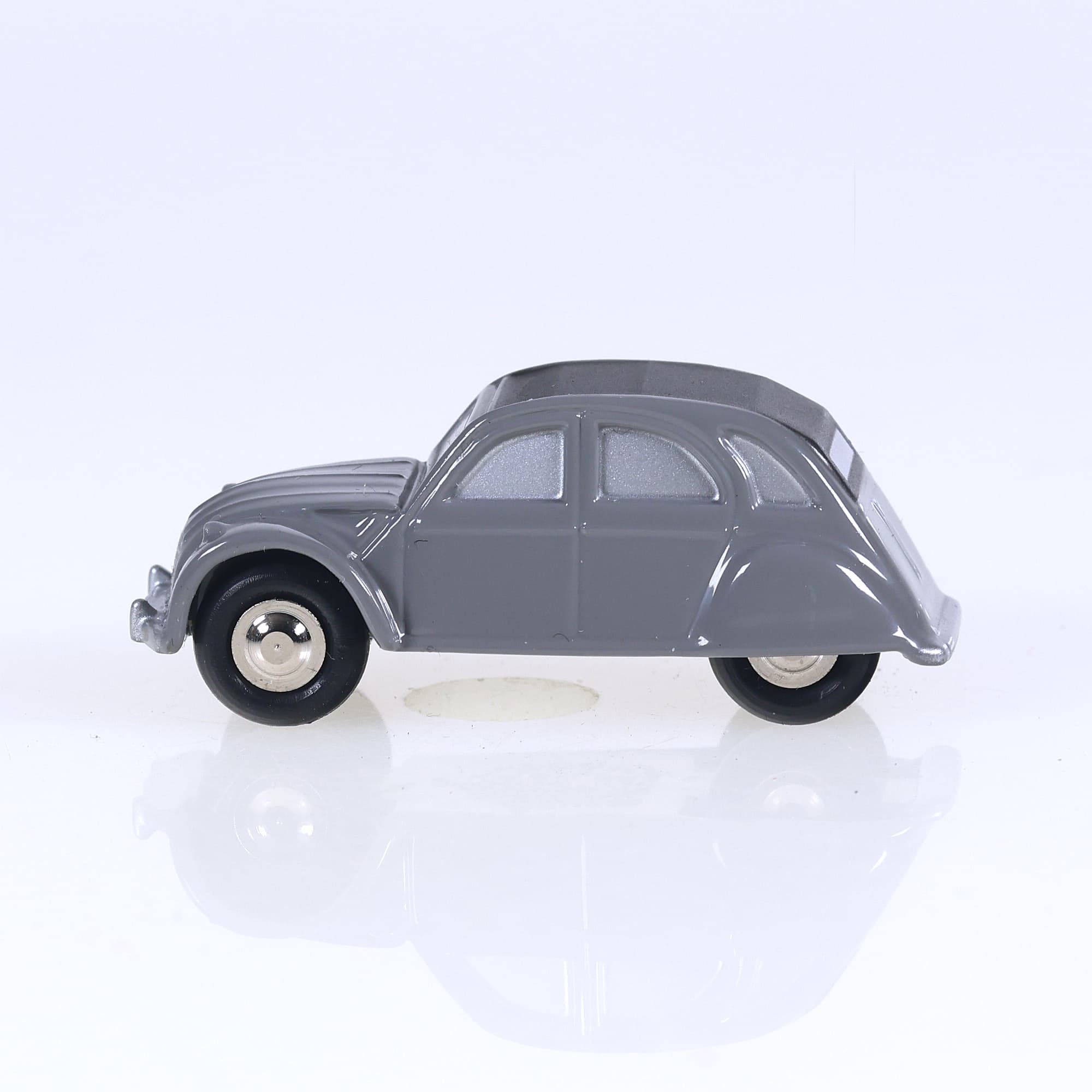 Schuco Piccolo Citroën 2CV 1/90 Gris avec boîte — miniature 3