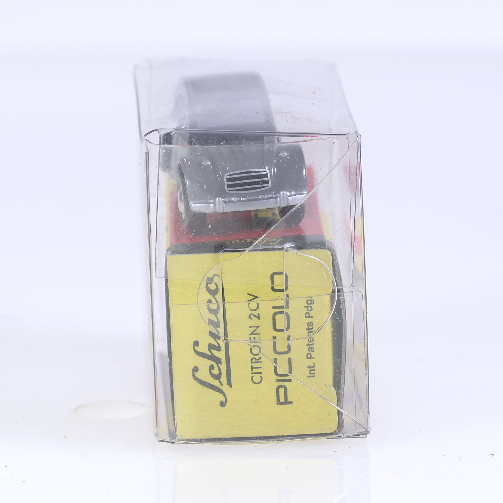 Schuco Piccolo Citroën 2CV 1/90 Gris avec boîte — miniature 14