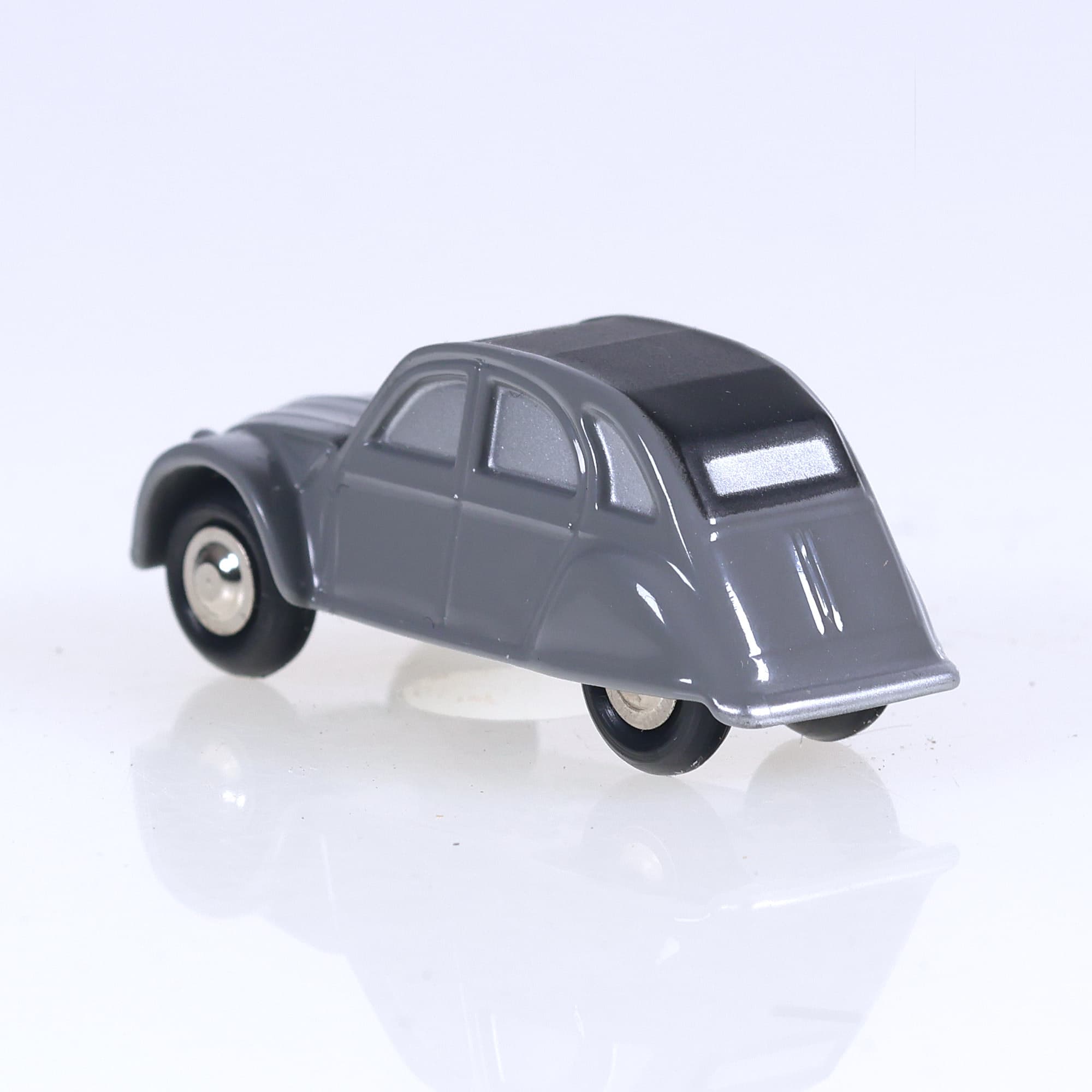 Schuco Piccolo Citroën 2CV 1/90 Gris avec boîte — miniature 4