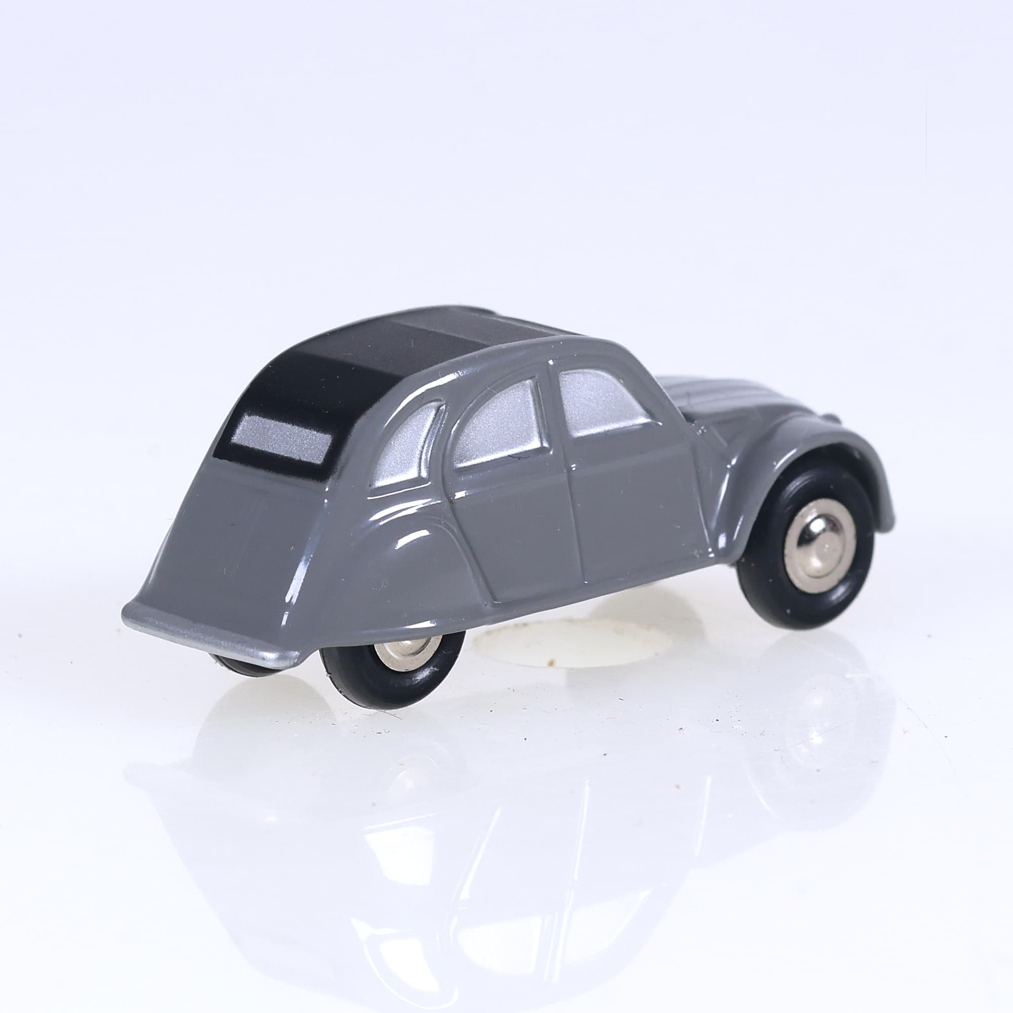 Schuco Piccolo Citroën 2CV 1/90 Gris avec boîte — miniature 6