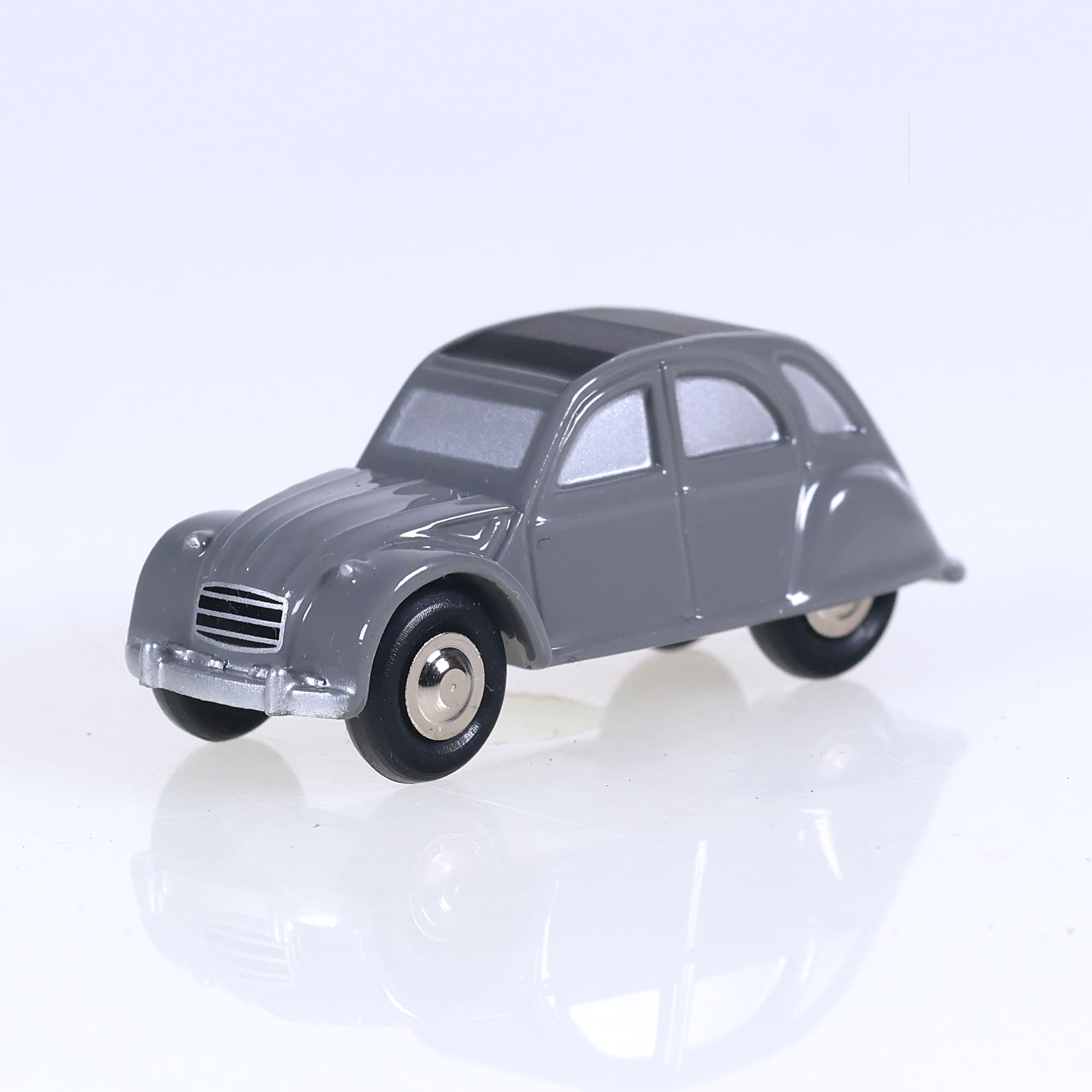 Schuco Piccolo Citroën 2CV 1/90 Gris avec boîte — miniature 10