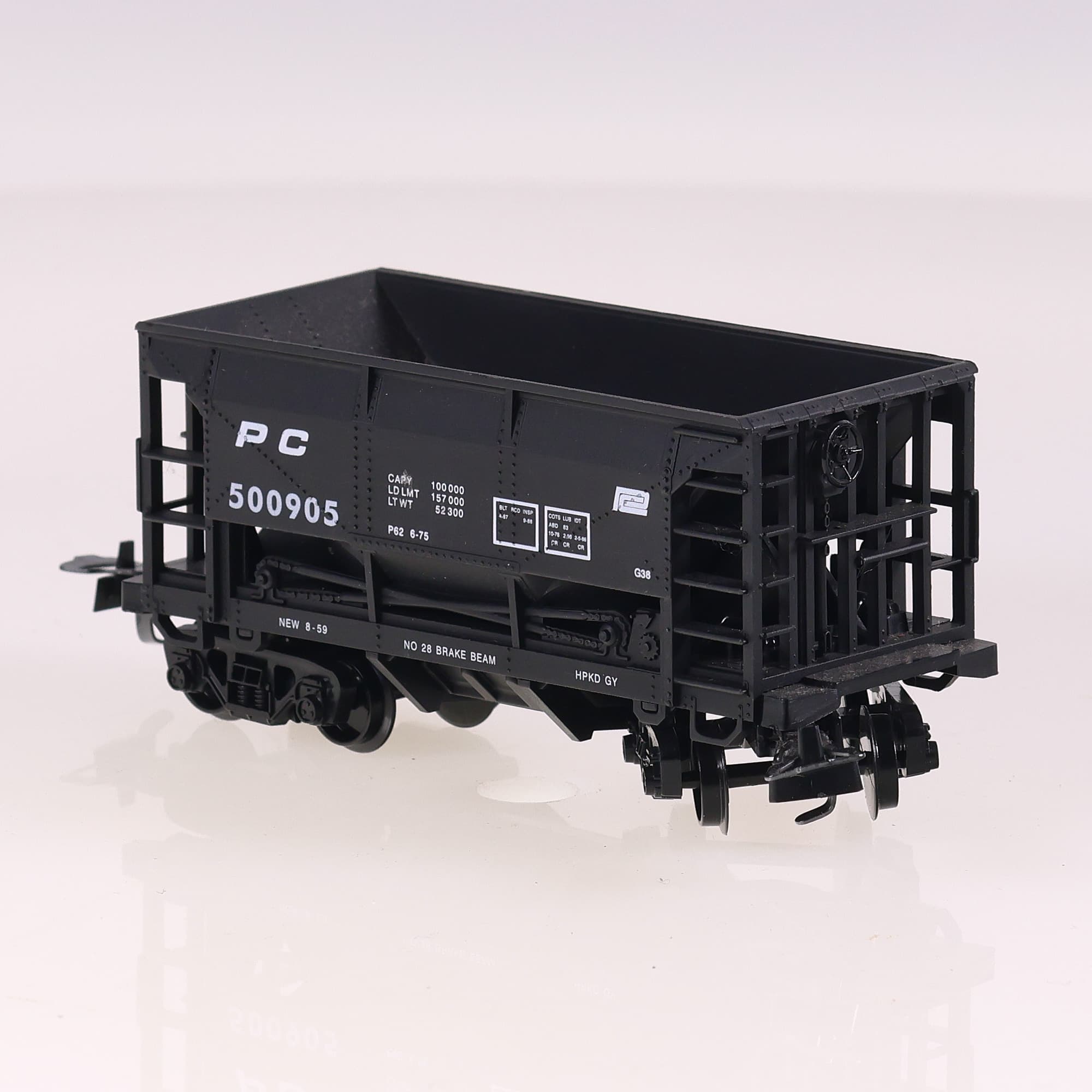 Mehano T109 Penn Central wagon trémie PC 500905 HO sans boîte — miniature 3