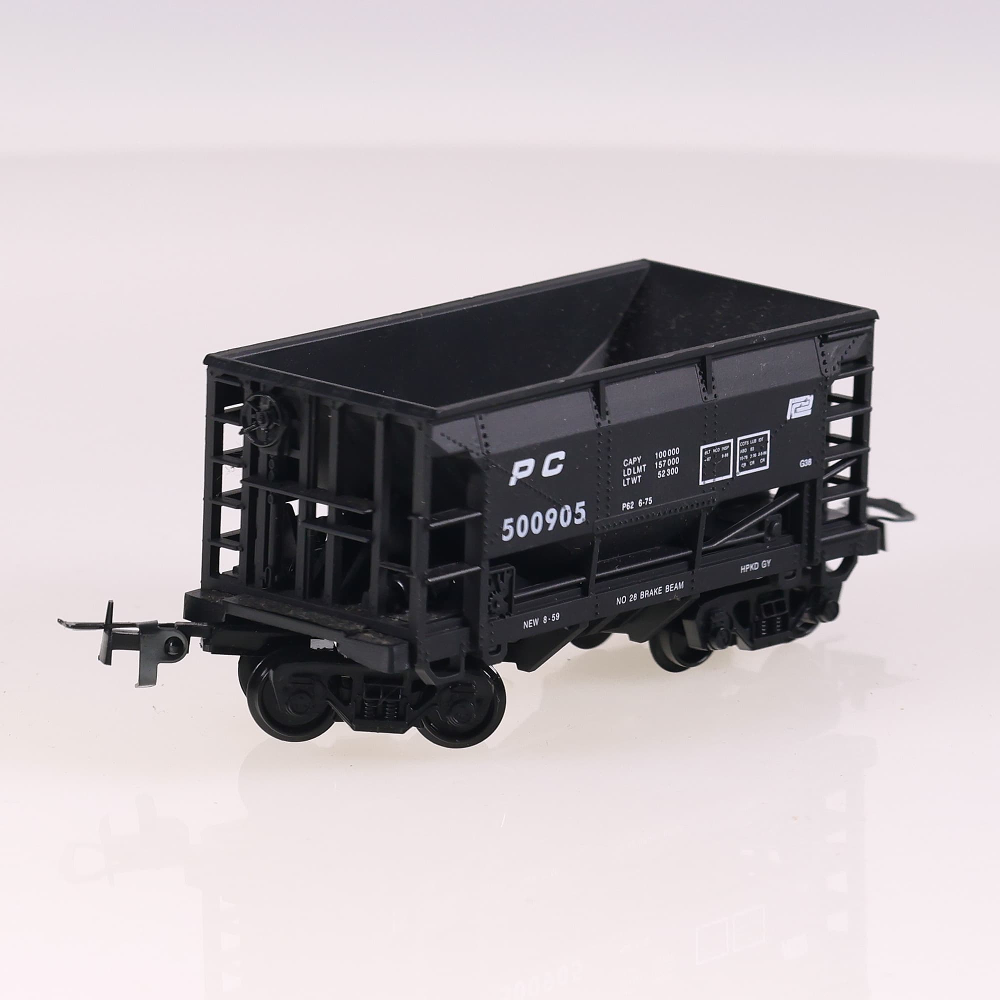 Mehano T109 Penn Central wagon trémie PC 500905 HO sans boîte — miniature 5