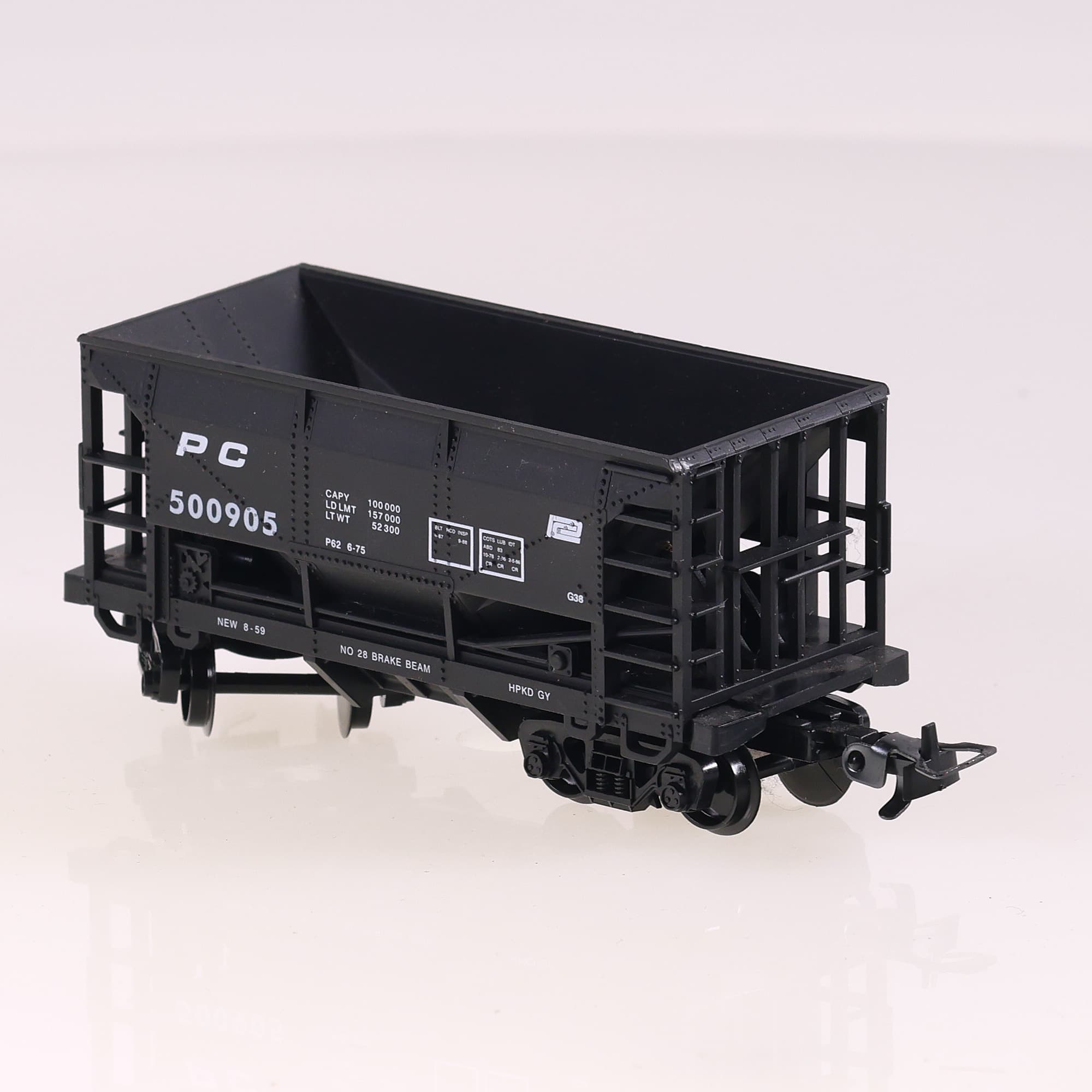 Mehano T109 Penn Central wagon trémie PC 500905 HO sans boîte — miniature 7