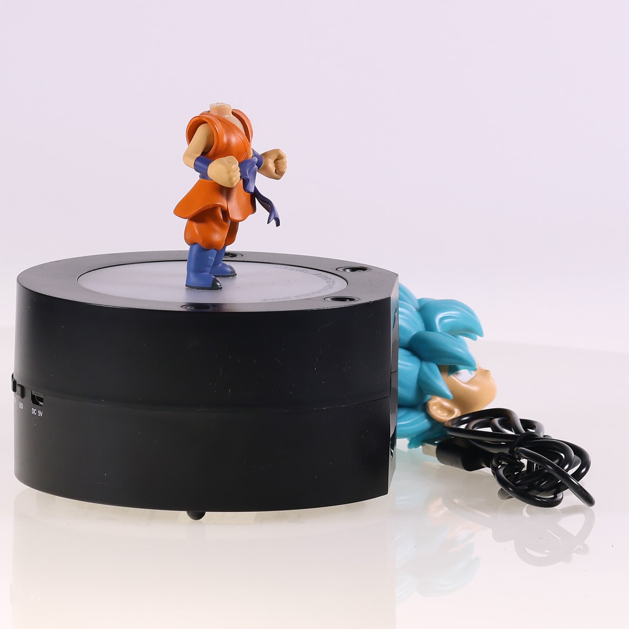 Teknofun Réveil Lumineux Dragon Ball Goku Super Saiyan God Super Saiyan état A  — miniature 8