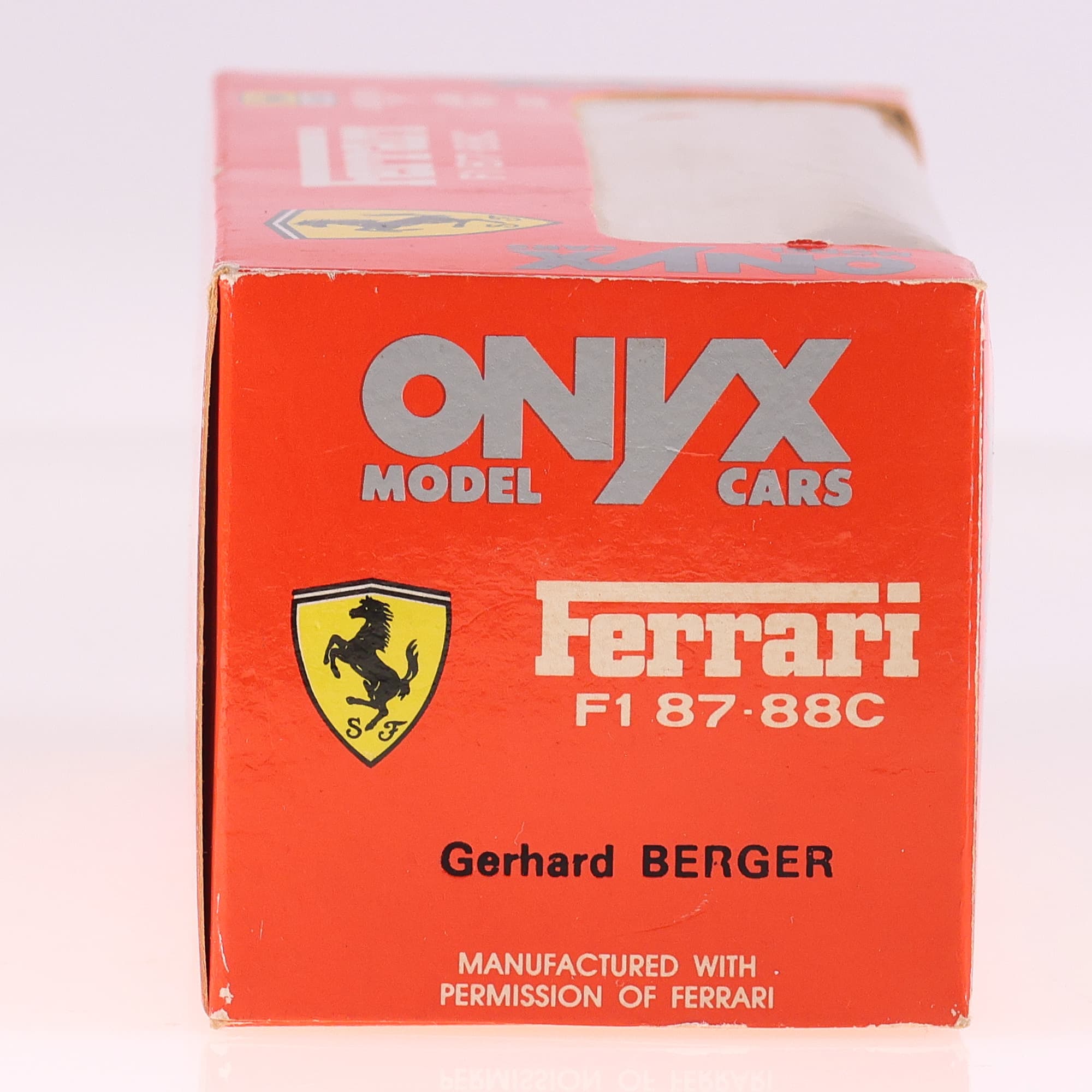Onyx Ferrari F1 87-88C - Gerhard Berger #28 1/43 Rouge sans boîte — miniature 15