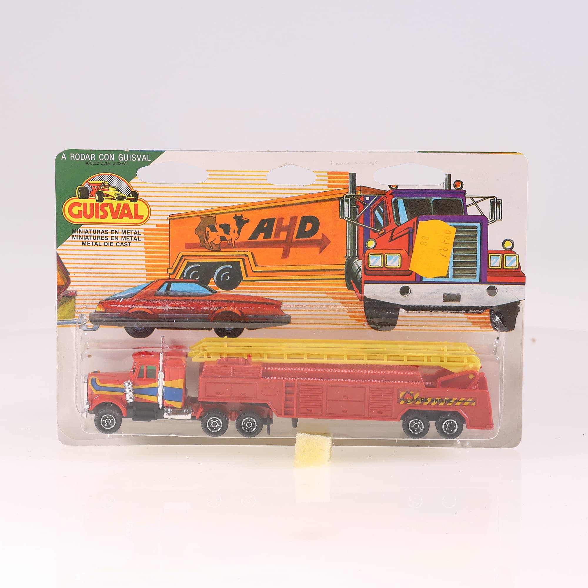 Guisval 07303 camion échelle pompier 17 cm avec boîte