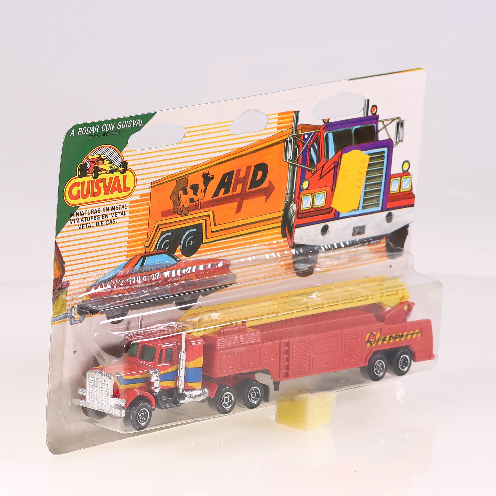 Guisval 07303 camion échelle pompier 17 cm avec boîte — miniature 8