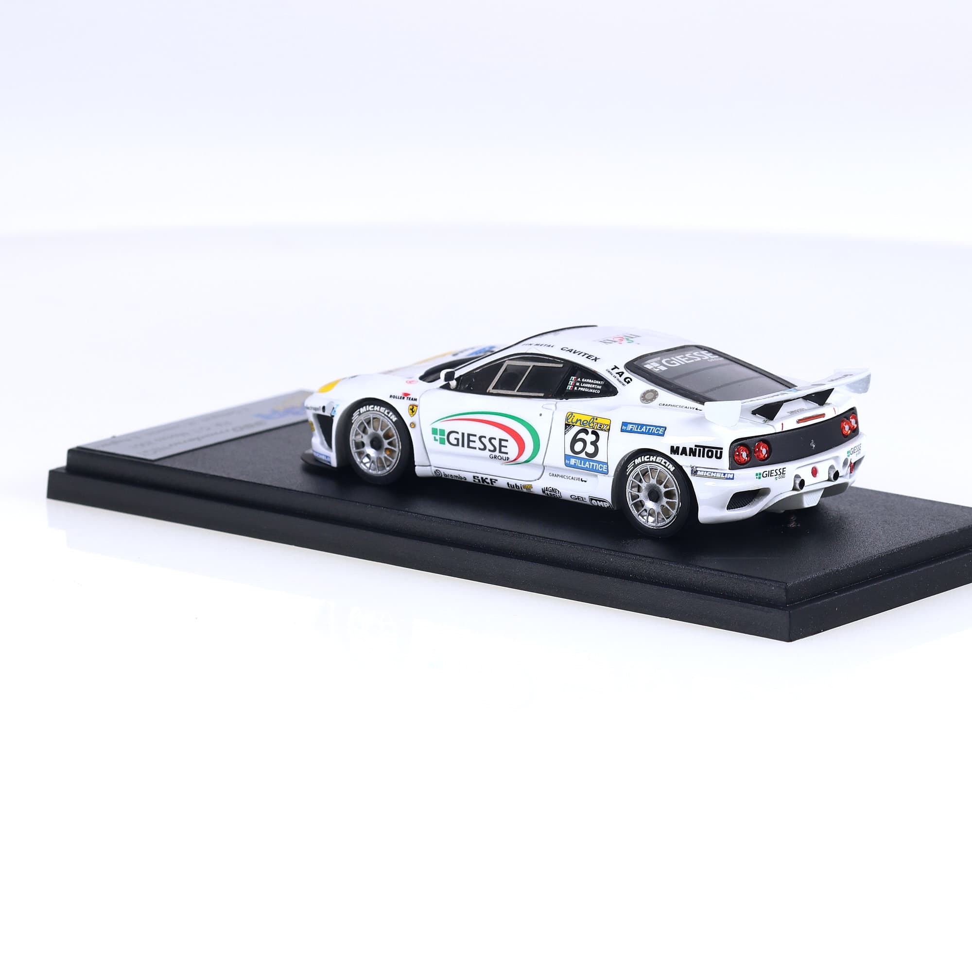 BBR BG 222  Ferrari F360 N/GT FIA GT Monza 2001 - Garbagnati #63 1/43  — miniature 3