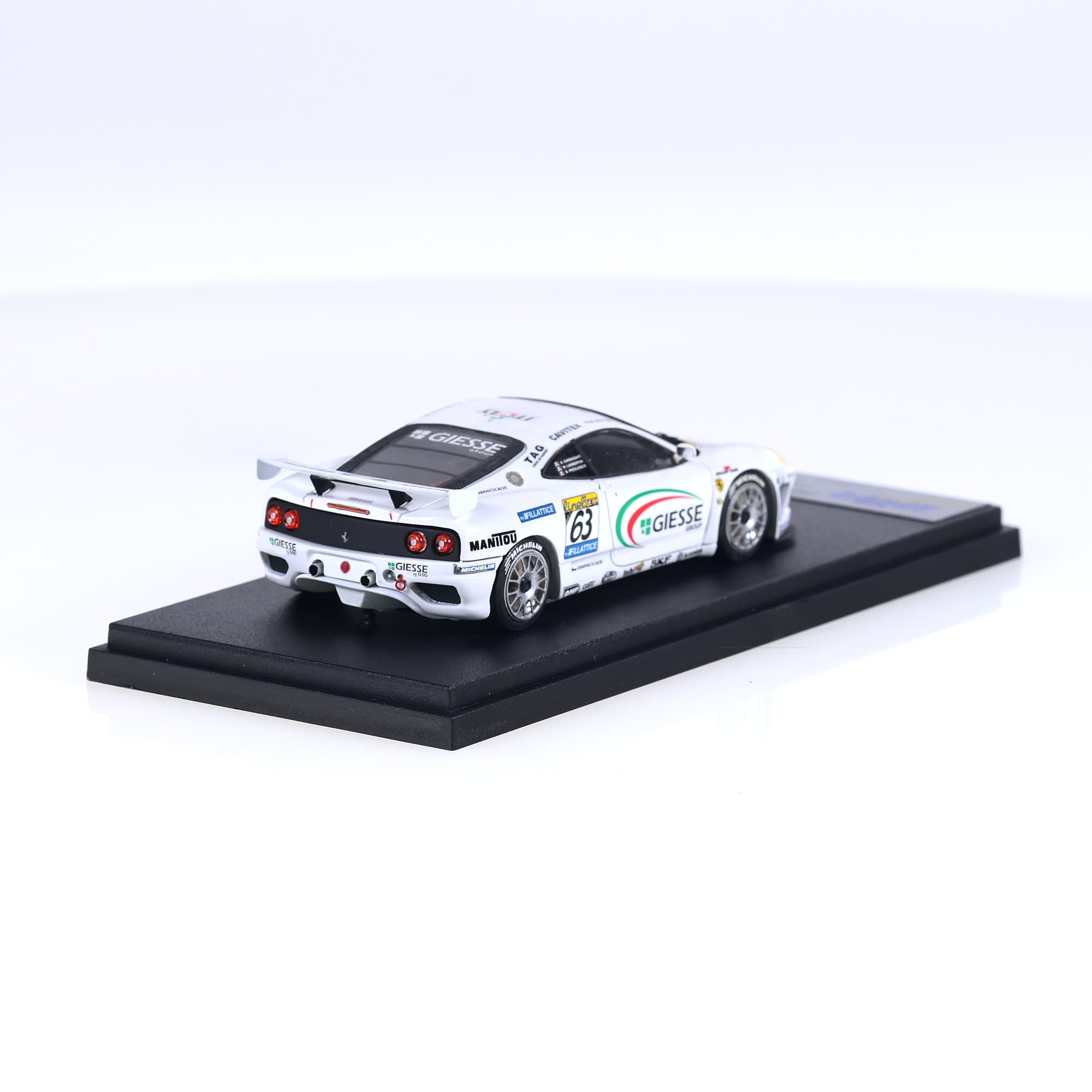 BBR BG 222  Ferrari F360 N/GT FIA GT Monza 2001 - Garbagnati #63 1/43  — miniature 5
