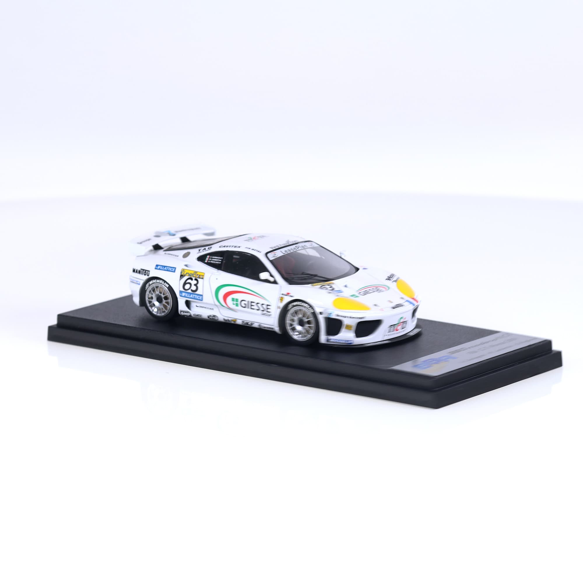 BBR BG 222  Ferrari F360 N/GT FIA GT Monza 2001 - Garbagnati #63 1/43  — miniature 7