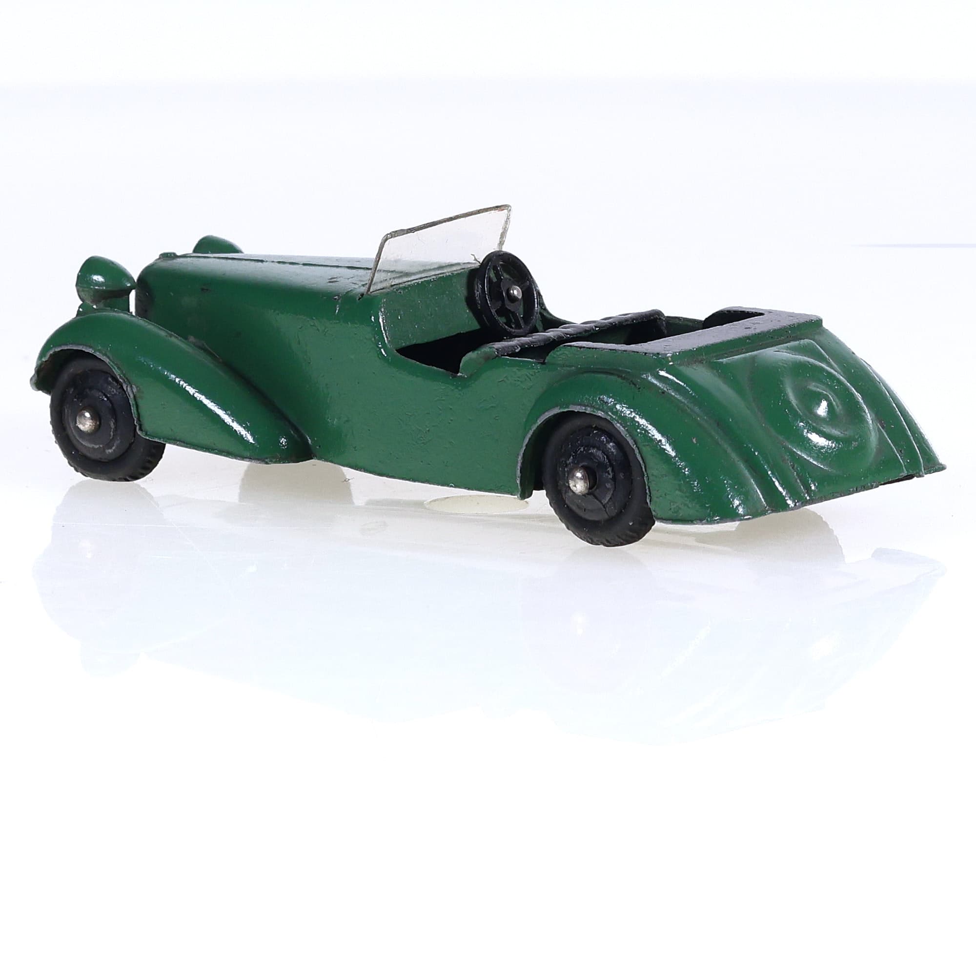 Dinky Toys 38D Alvis cabriolet 1/43 Vert — miniature 3