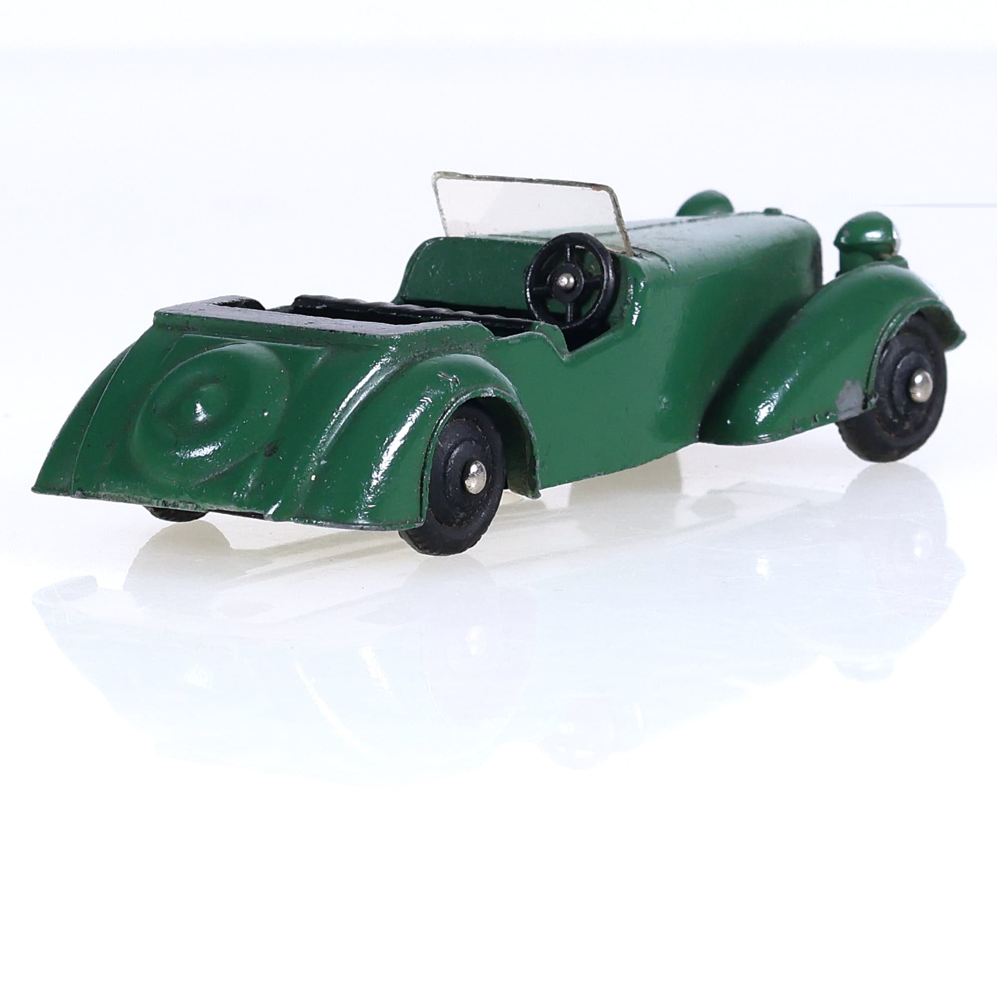 Dinky Toys 38D Alvis cabriolet 1/43 Vert — miniature 5
