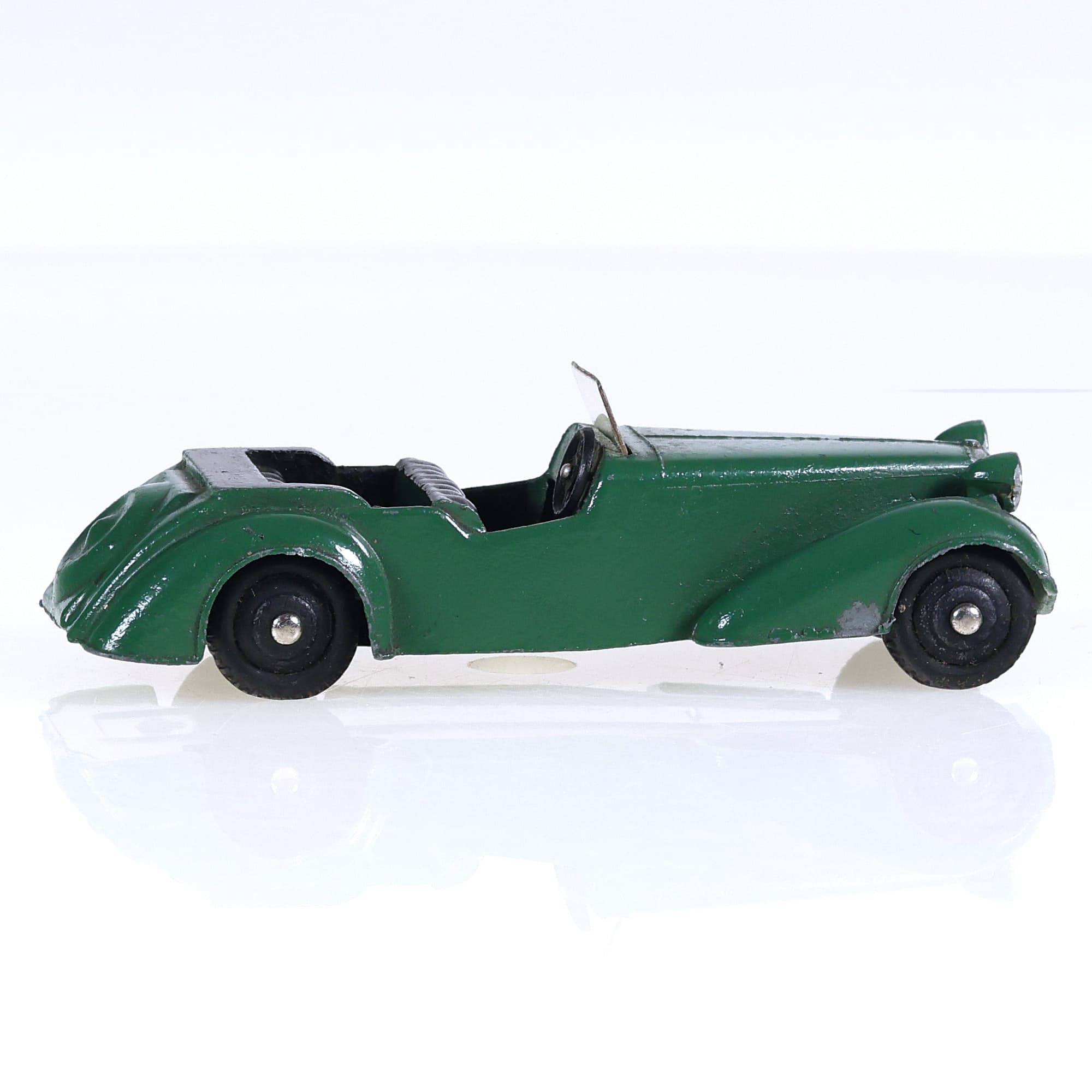 Dinky Toys 38D Alvis cabriolet 1/43 Vert — miniature 6