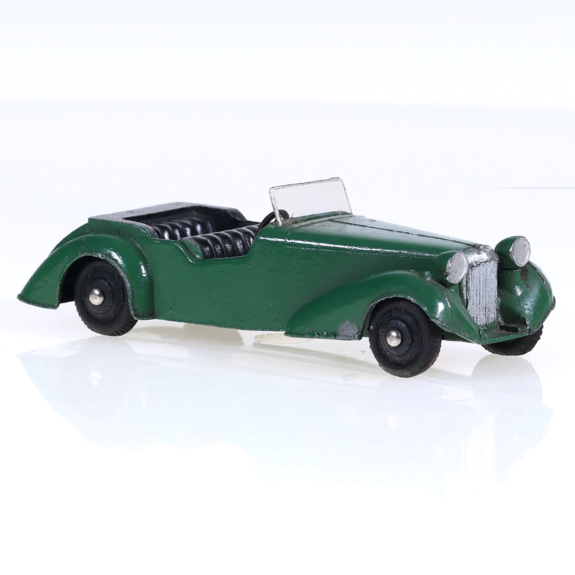 Dinky Toys 38D Alvis cabriolet 1/43 Vert — miniature 7