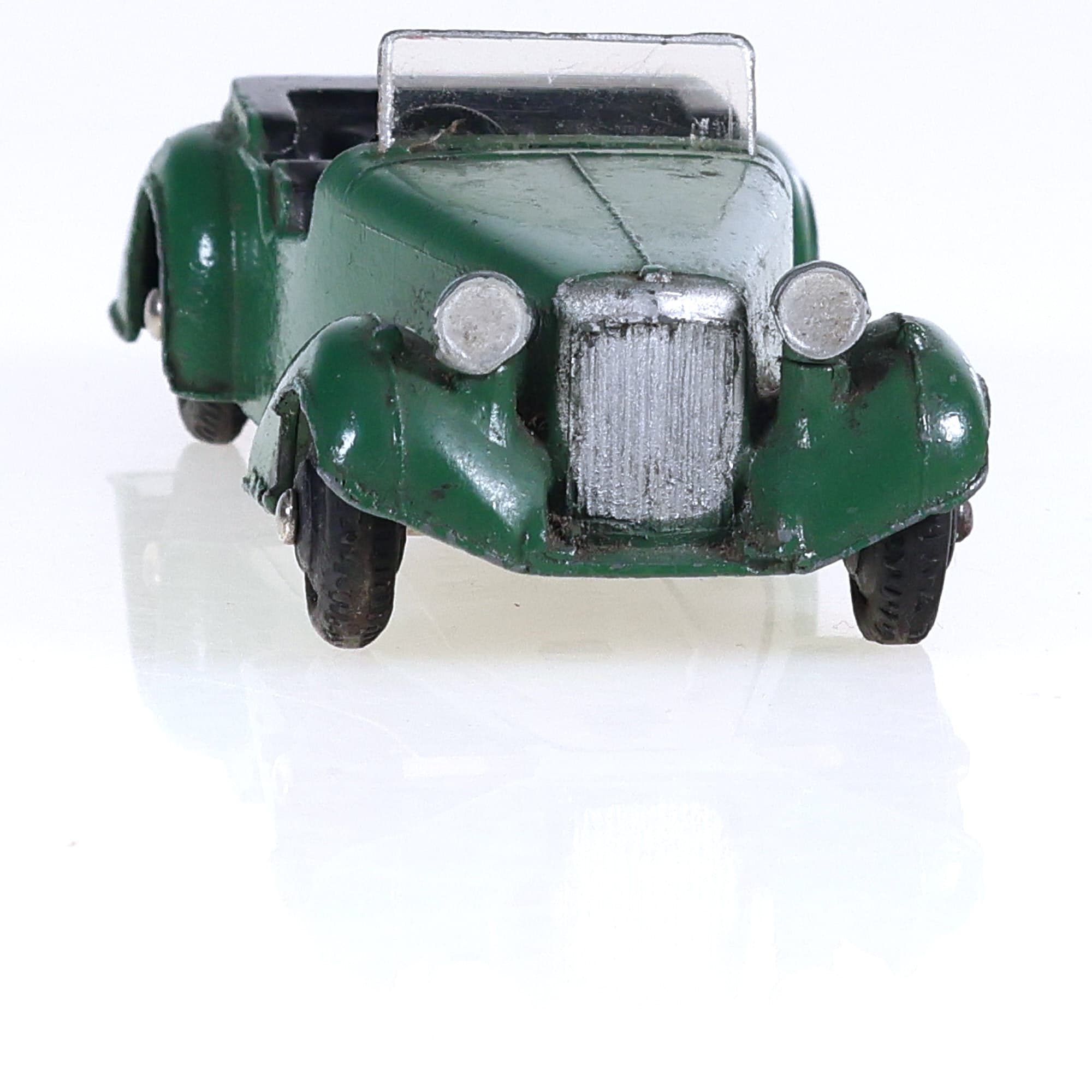 Dinky Toys 38D Alvis cabriolet 1/43 Vert — miniature 8