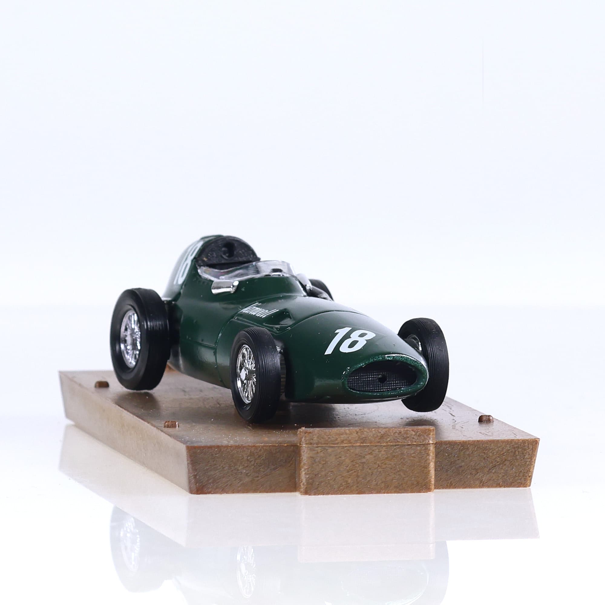 Brumm r98 Vanwall HP 285 F1 1957 #18 1957 1/43 Vert avec boîte — miniature 8