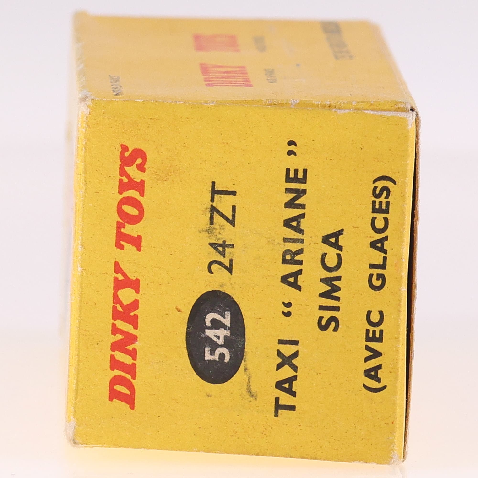 Dinky Toys 542 Simca Taxi "Ariane" (avec glaces) 1/43 Bicolore avec boîte — miniature 14