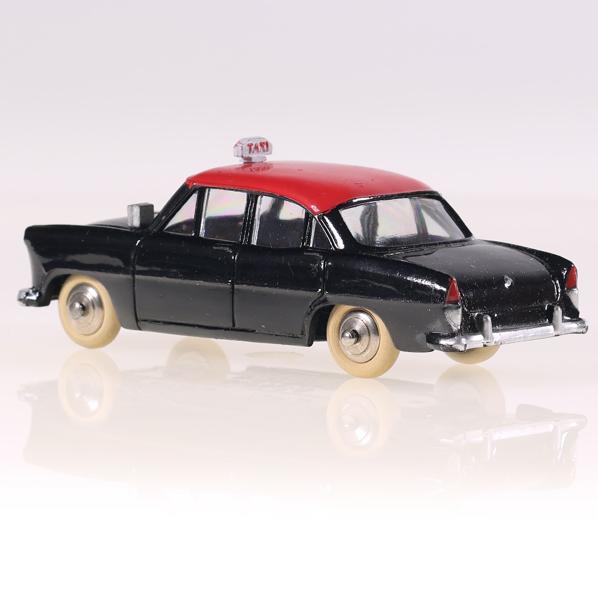 Dinky Toys 542 Simca Taxi "Ariane" (avec glaces) 1/43 Bicolore avec boîte — miniature 3