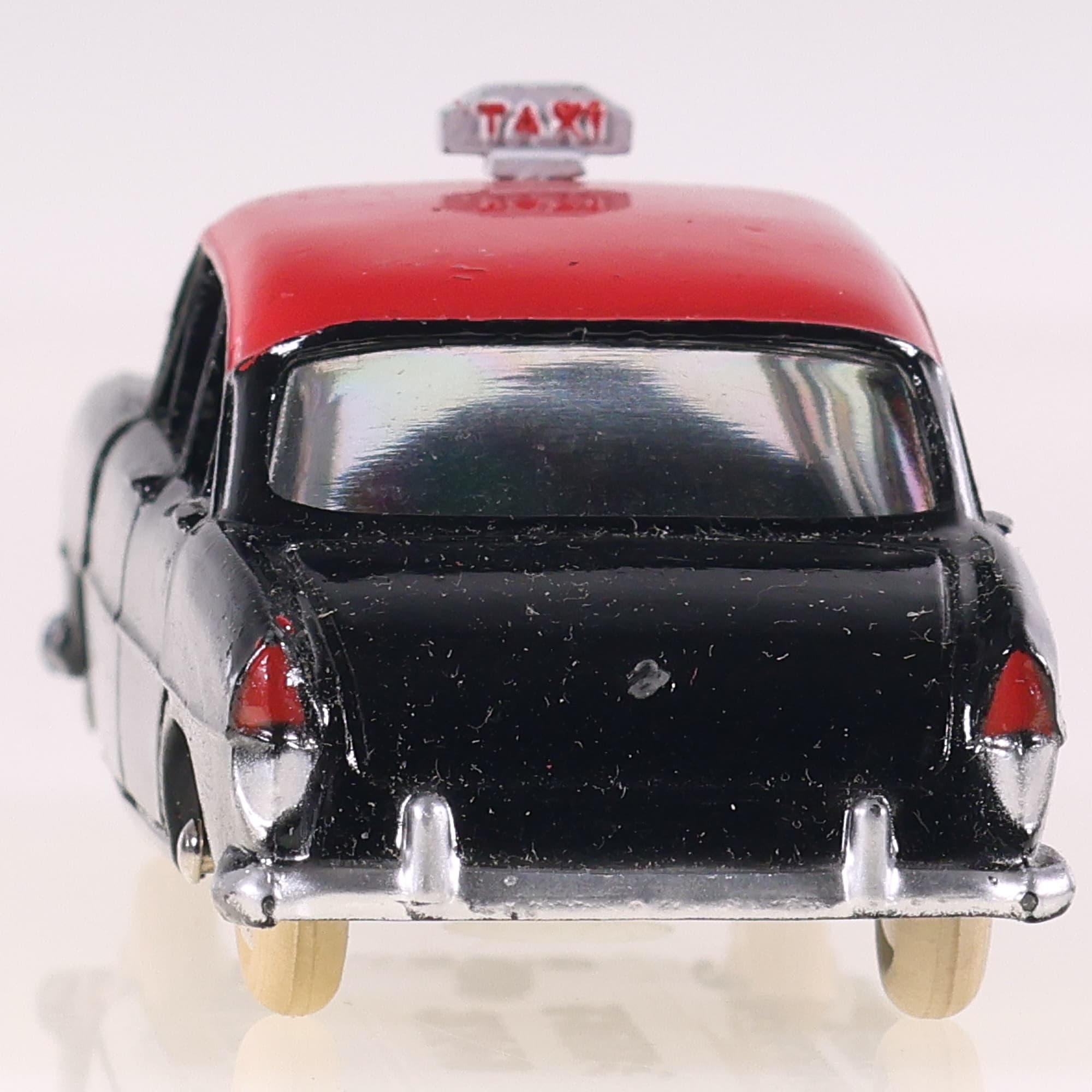 Dinky Toys 542 Simca Taxi "Ariane" (avec glaces) 1/43 Bicolore avec boîte — miniature 4