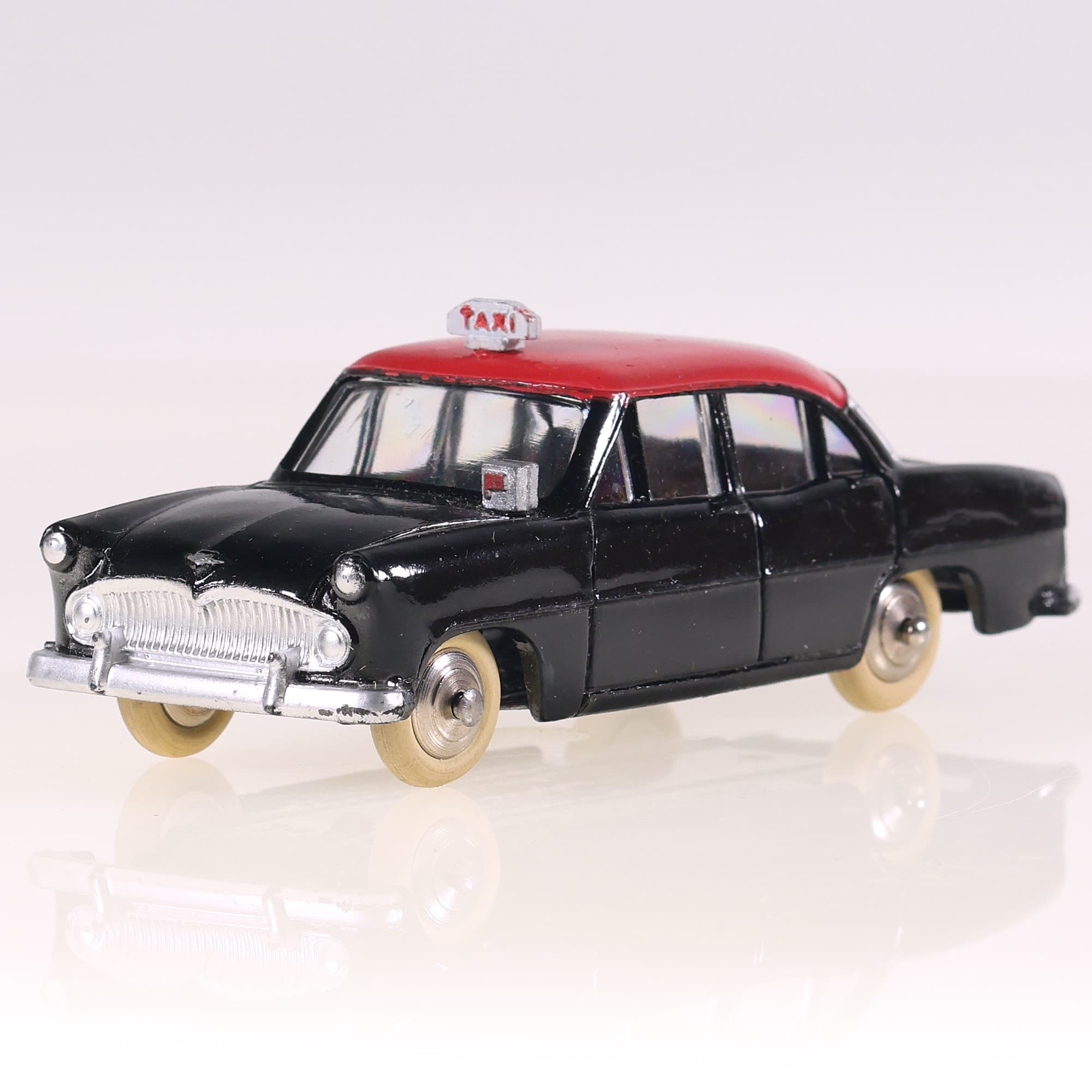 Dinky Toys 542 Simca Taxi "Ariane" (avec glaces) 1/43 Bicolore avec boîte — miniature 9