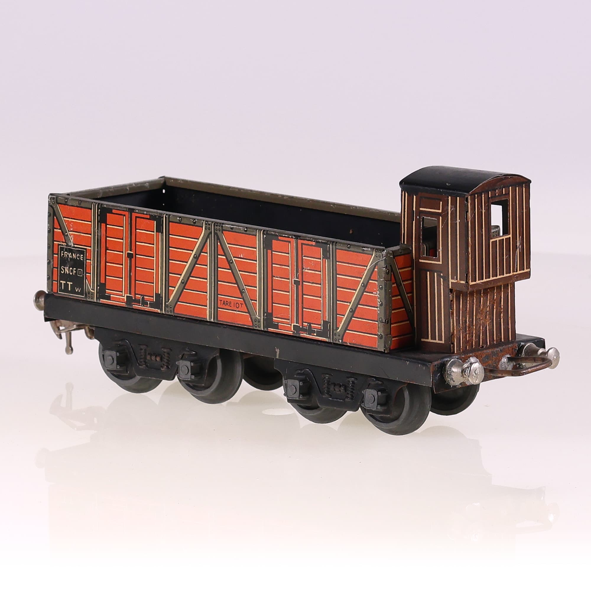 JEP SNCF Wagon tombereau avec guérite de frein, TARE 10T en O — miniature 3