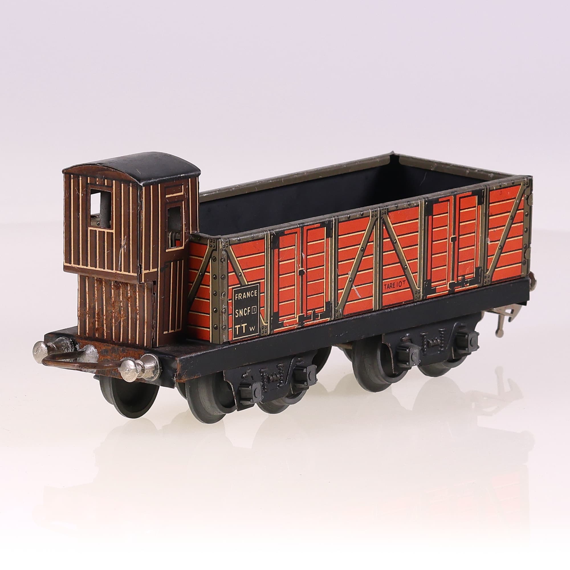 JEP SNCF Wagon tombereau avec guérite de frein, TARE 10T en O — miniature 5